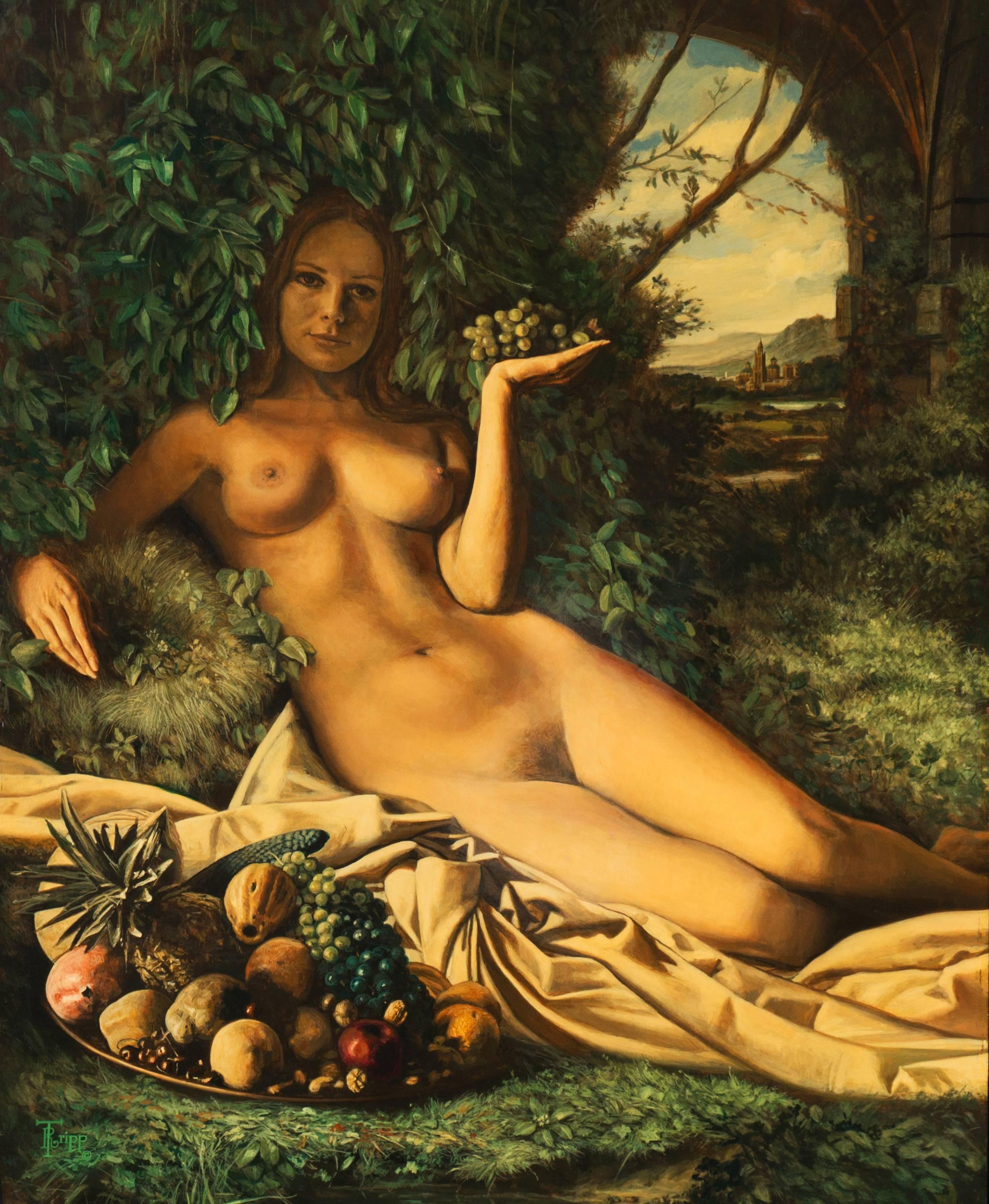 Russell Tripp Nude Painting - La Primavera