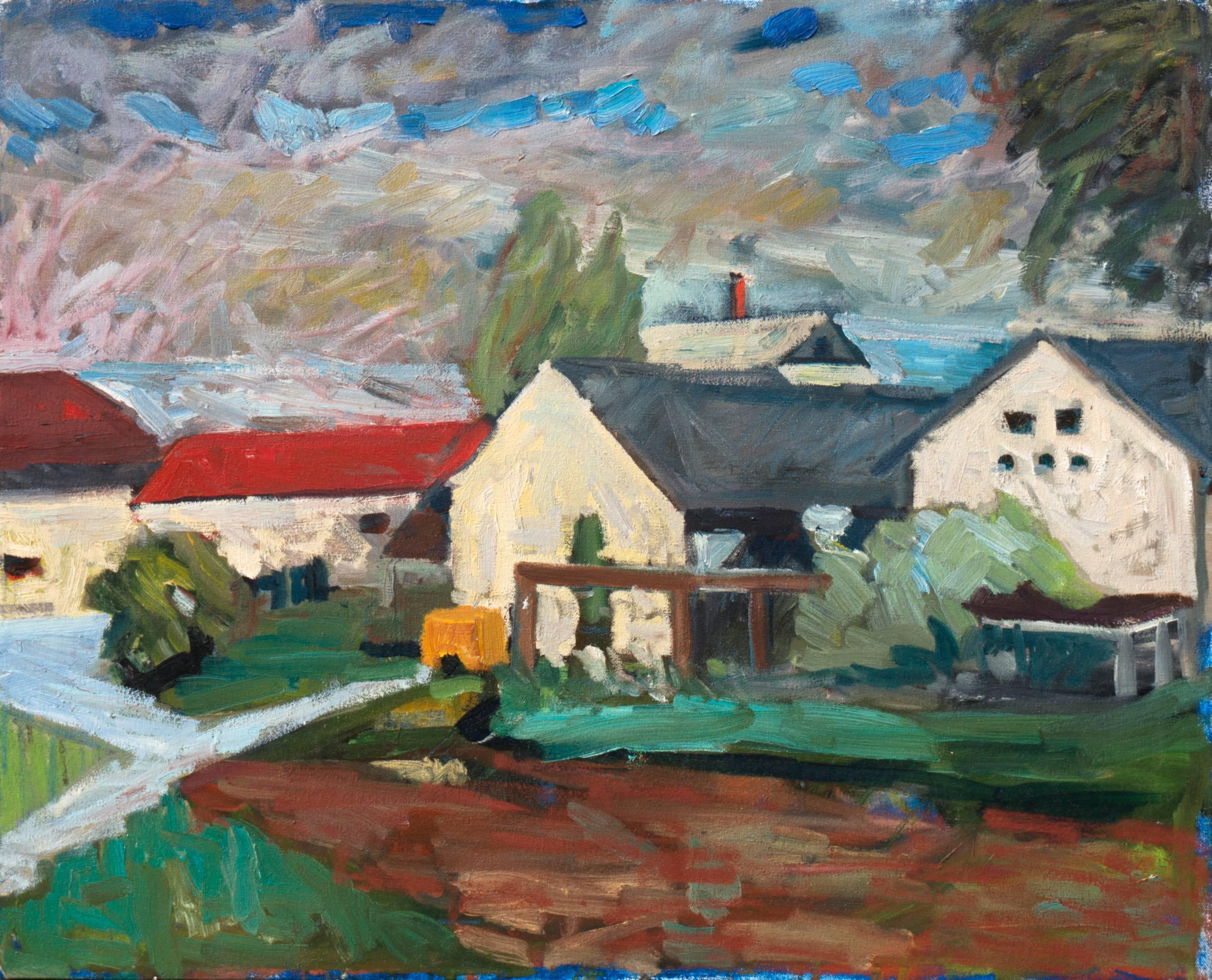 Robert Poplack Landscape Painting - 'Wilder Ranch, Santa Cruz', California Modernist