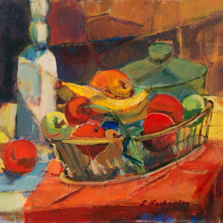 'Still Life of Fruit', California woman artist - Painting by Lorraine Laubender