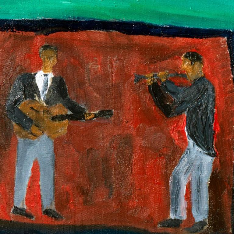 Jonathan Taylor Jazz Quartet, Painting For Sale at 1stdibs