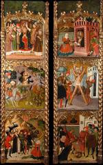 Scenes from Saint Blas’s life (side streets from an altarpiece)