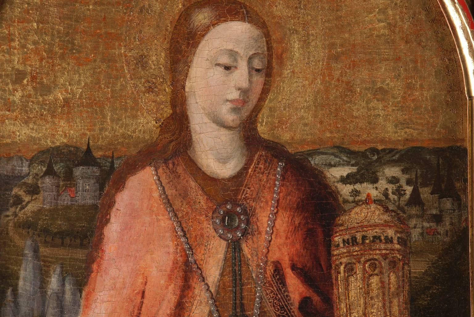 Penitent Saint Mary Magdalene - Painting by Joan Reixach