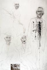 Soldier, and Three Ladies (Cycle: Illusion and Reality)