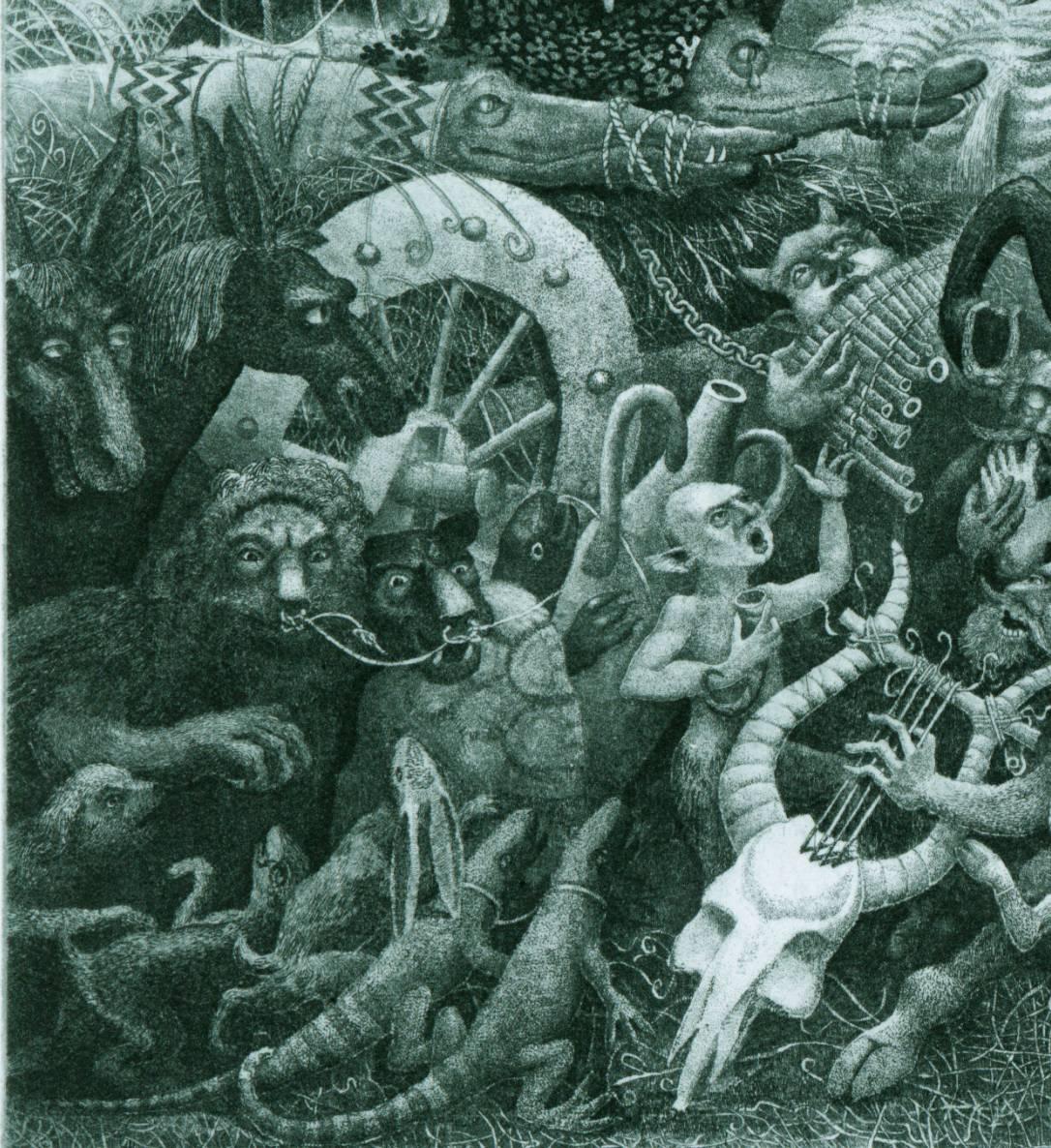 Noah's Ark - Contemporary Print by Nikolay Nikolaevich Batakov