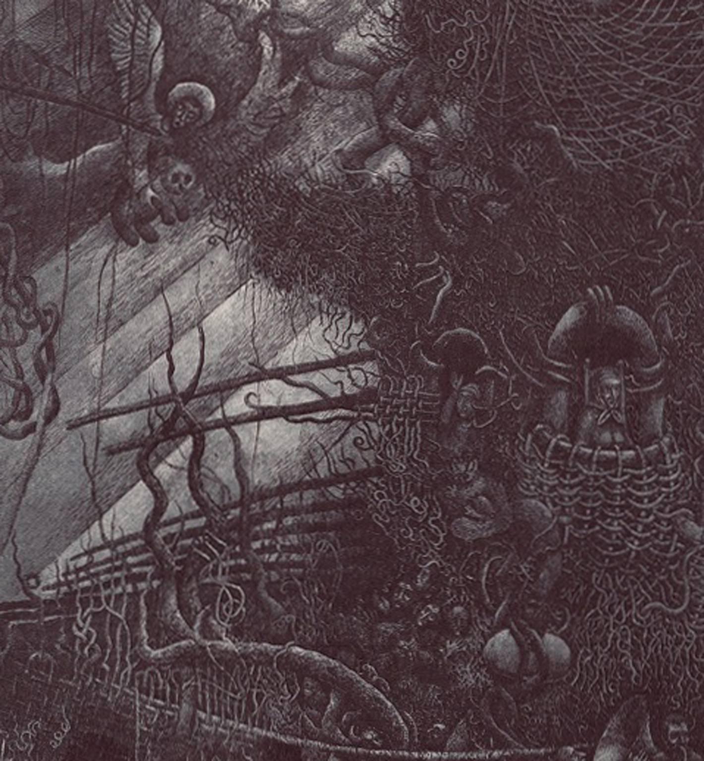 Parable of Noah I    - Contemporary Print by Nikolay Nikolaevich Batakov