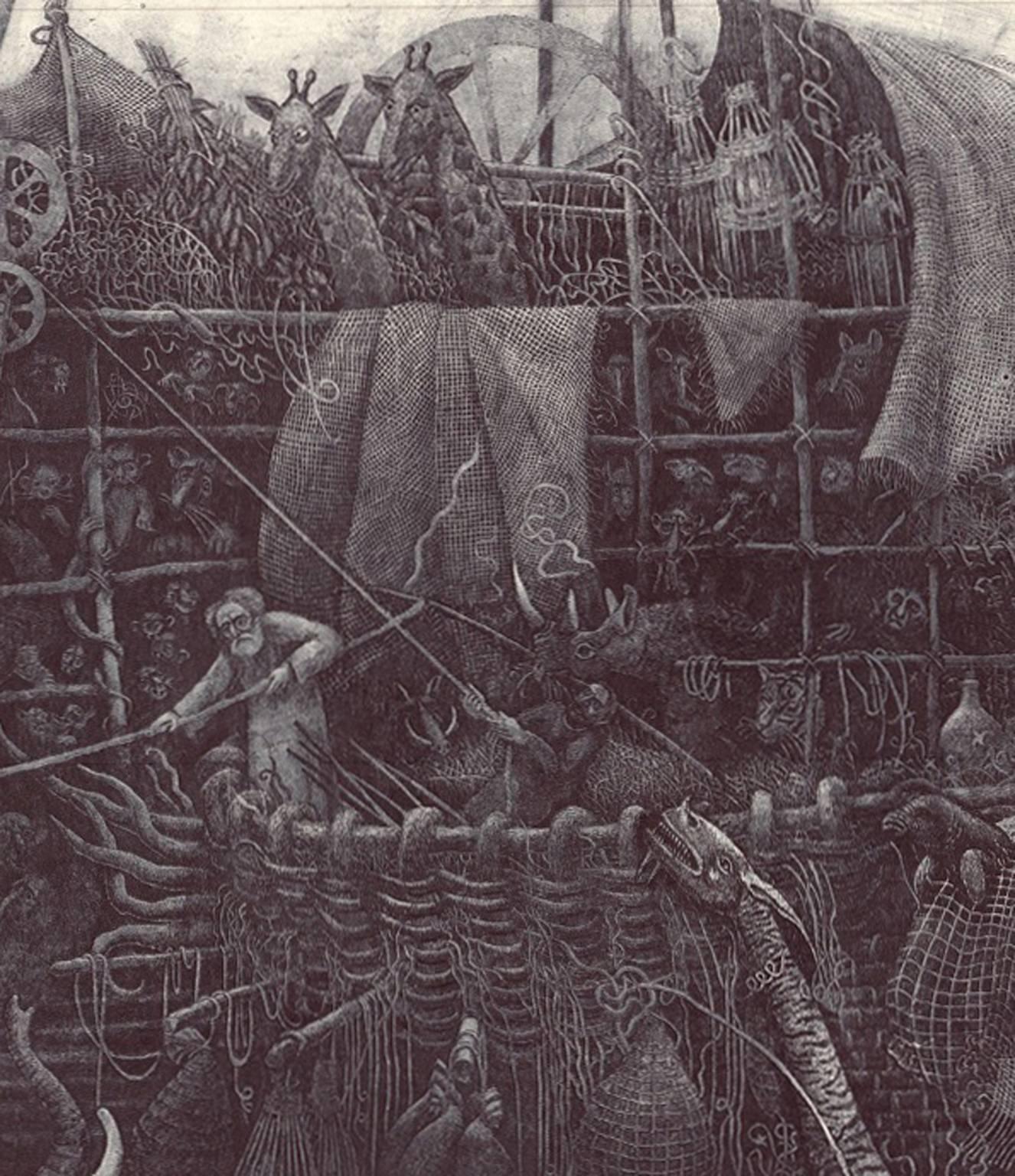 Nikolay Nikolaevich Batakov Figurative Print - Parable of Noah I   