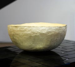 Silver and Gold 'Artesa' Decorative Bowl by Alexandra Agudelo