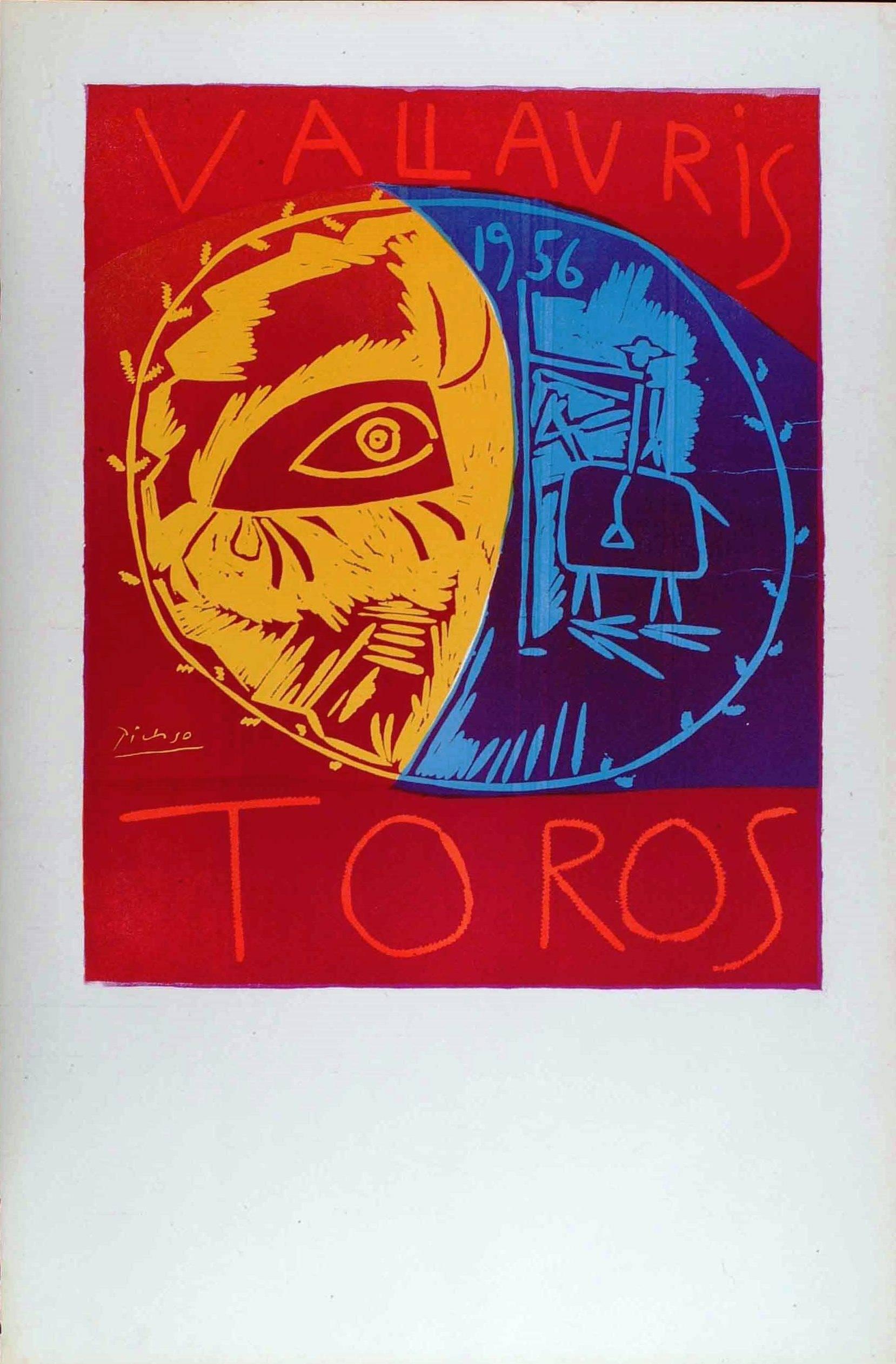 Pablo Picasso Figurative Print - Vallauris 1956 Toros