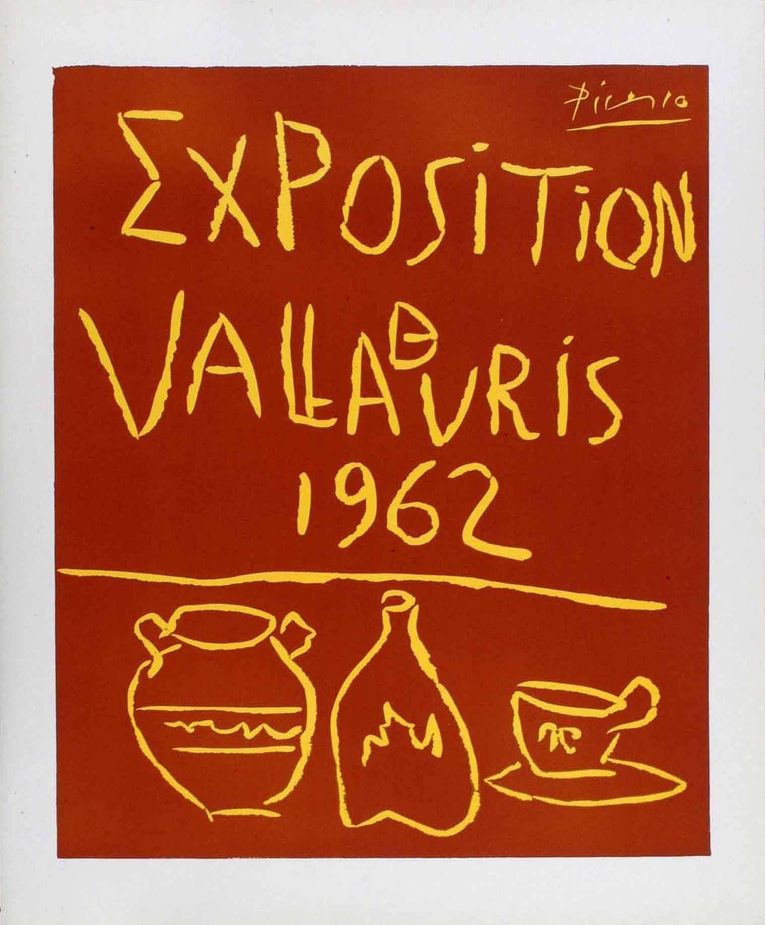 Pablo Picasso Abstract Print - Exposition de Vallauris 1962