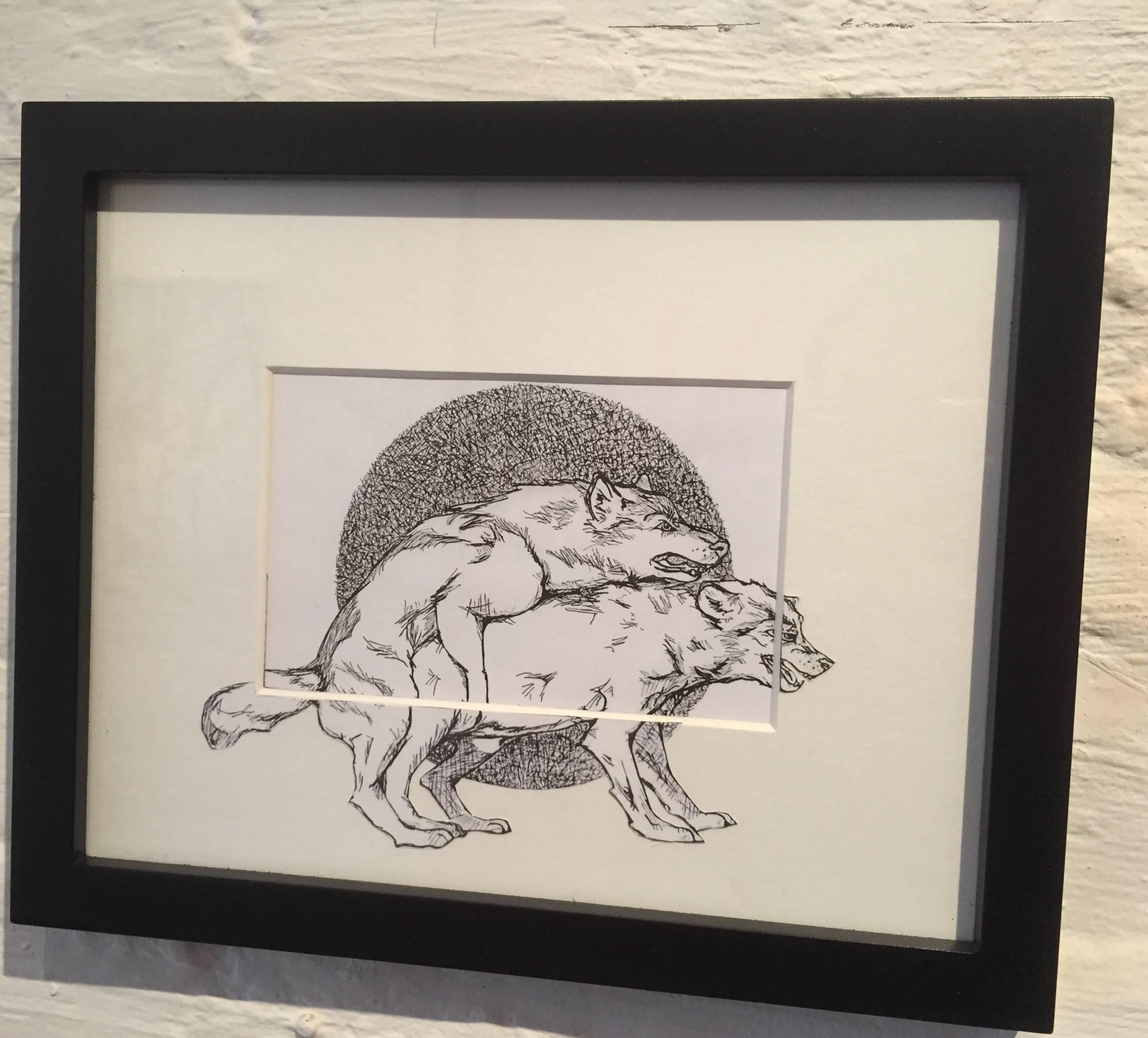 Christina Neener Stott Animal Art - DoggieDickDangle