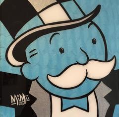Blue Monopoly Man