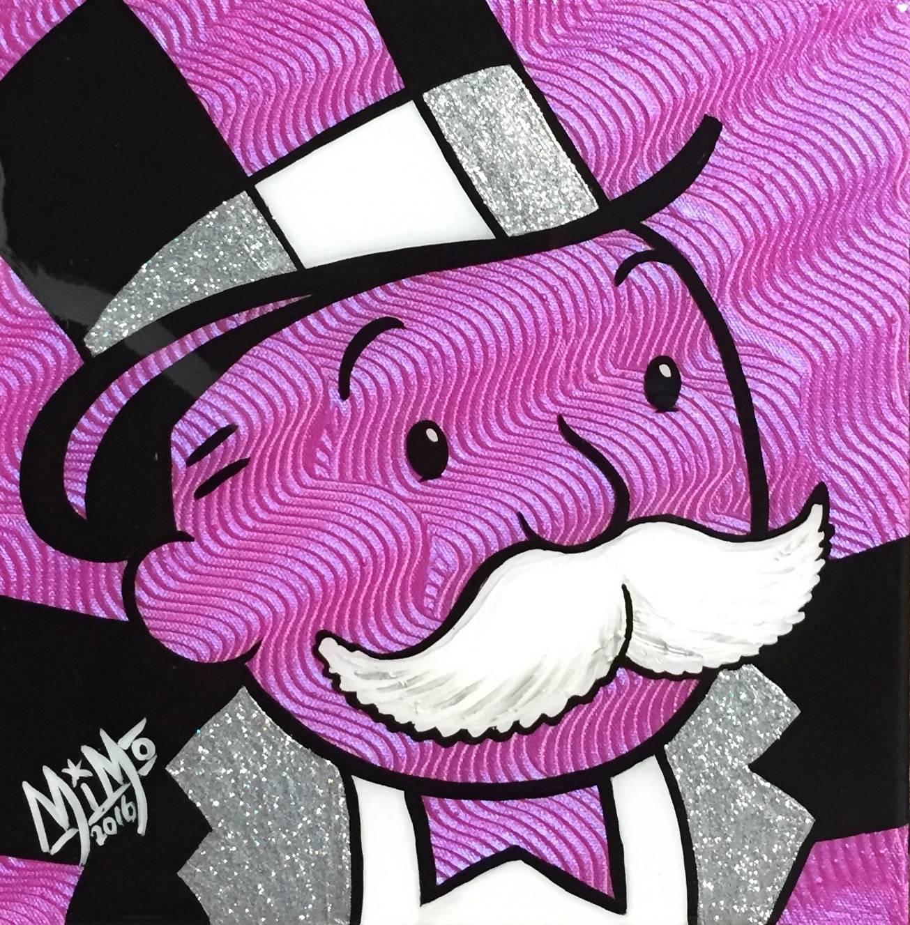 Purple Monopoly - Painting by Mike Mozart (MiMo)
