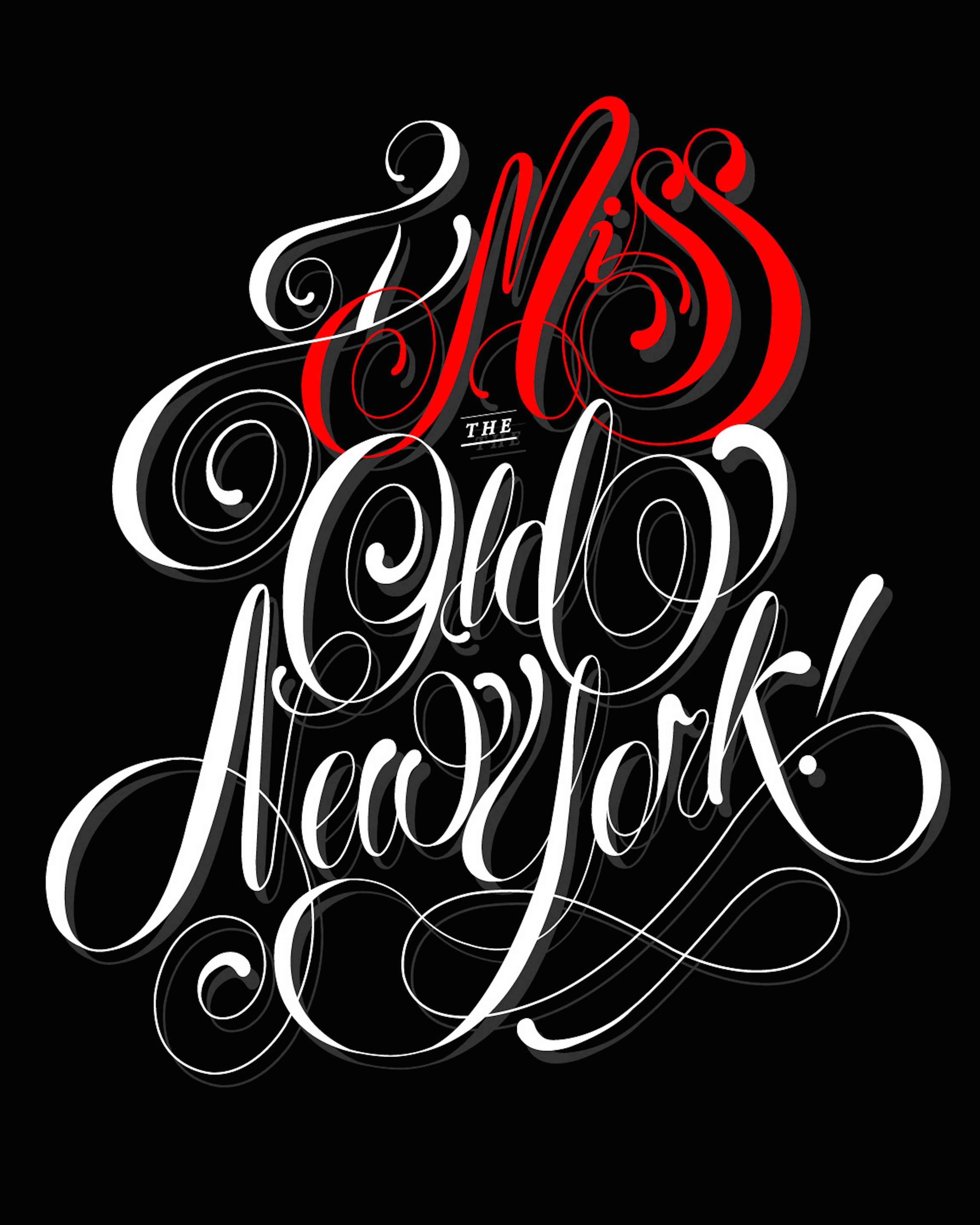 I Miss the Old New York - Print by Queen Andrea