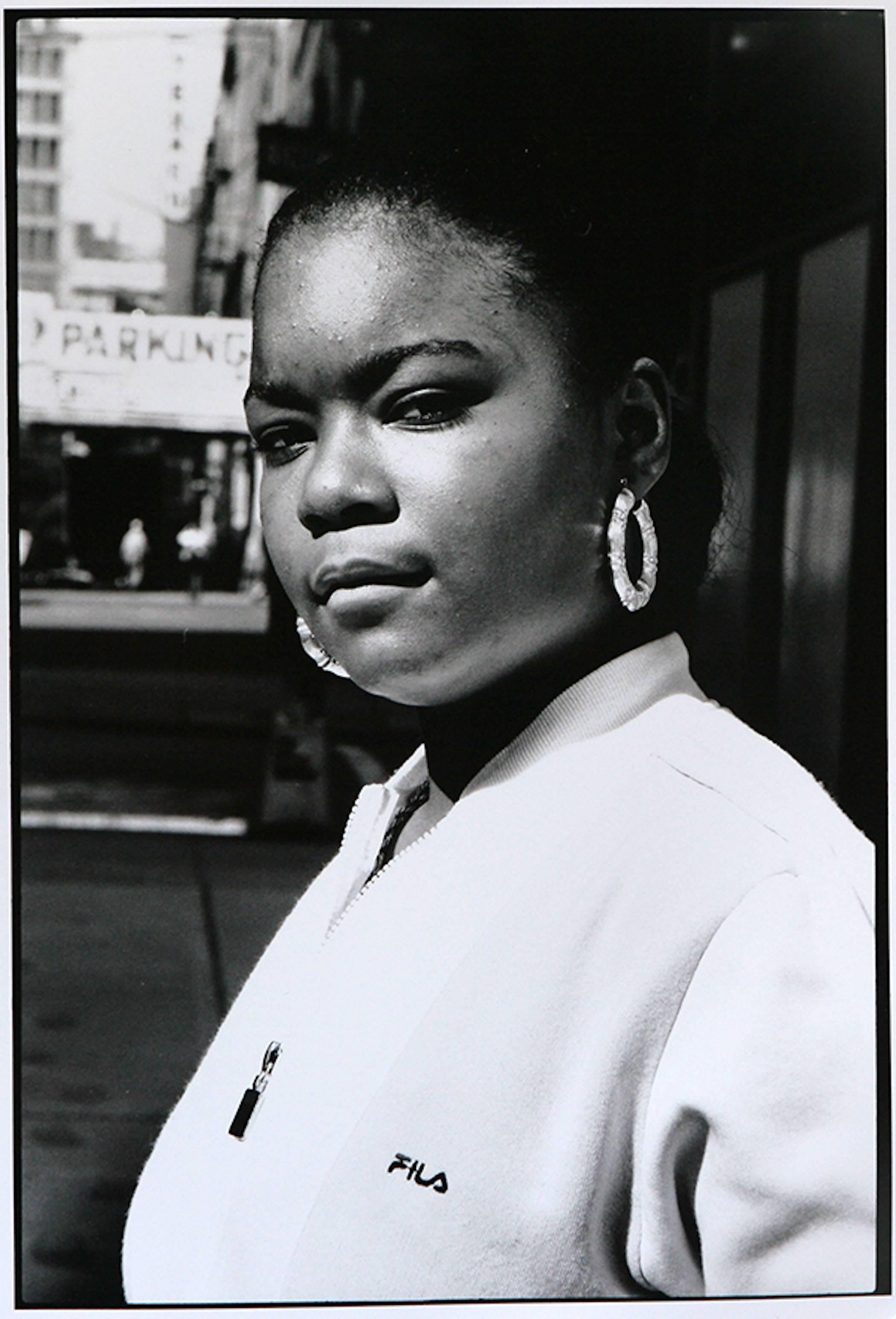 Janette Beckman Black and White Photograph - Roxanne Shante