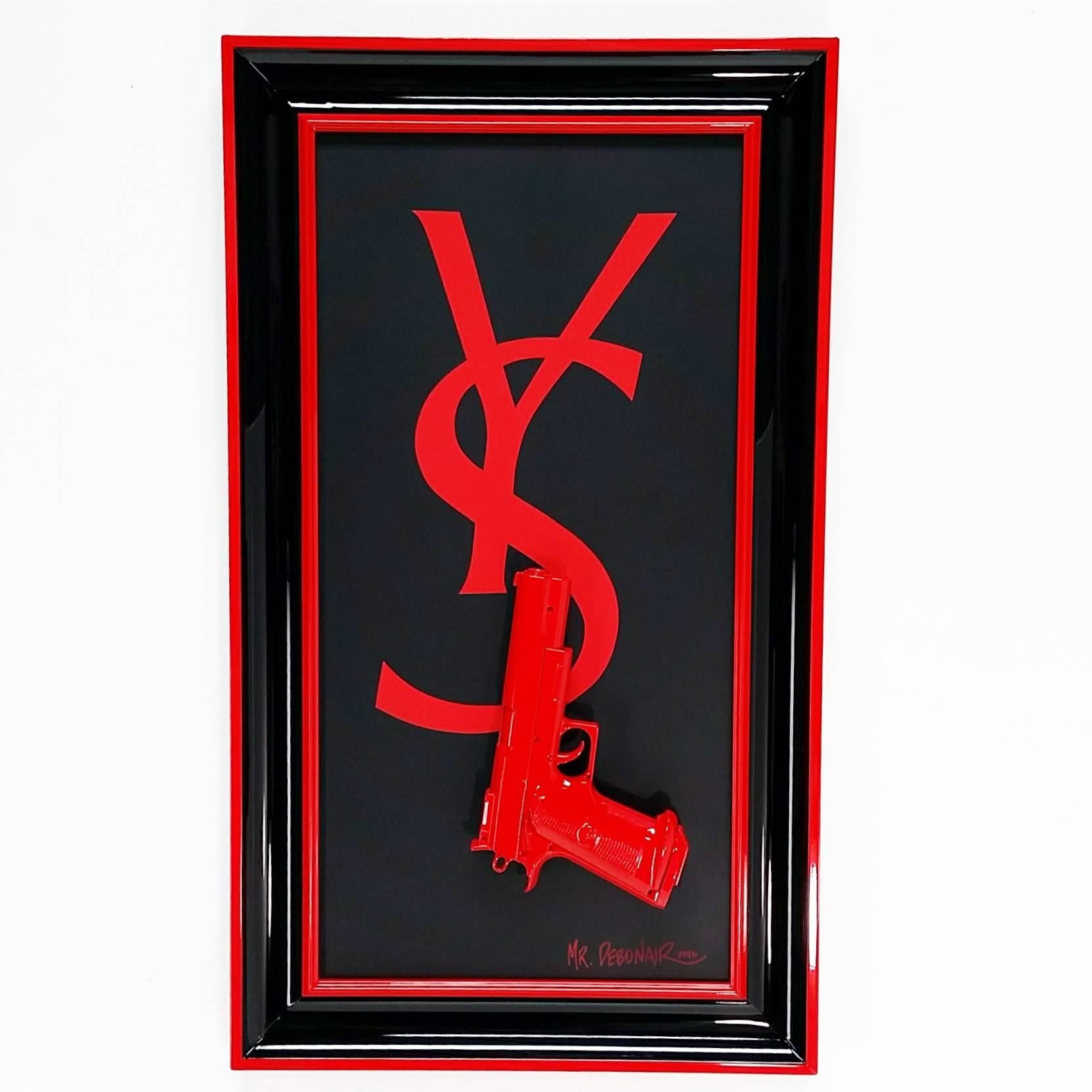 Yves Saint Laurent Gun - Mixed Media Art by Mr Debonair