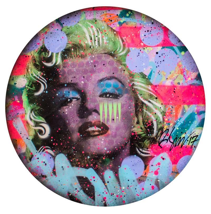 Rene Gagnon Portrait Painting - Marilyn Monroe Jagged Tear