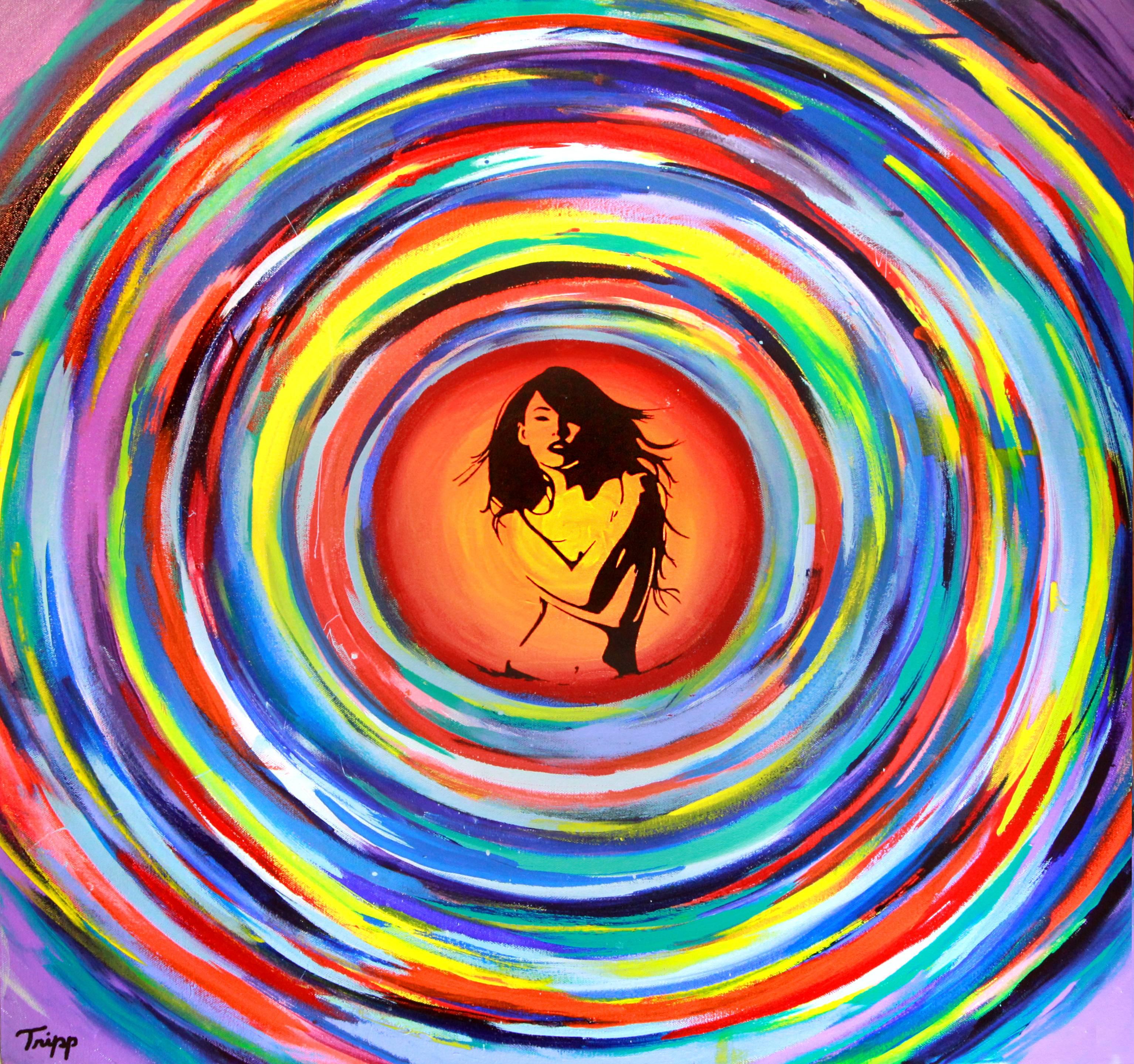 Sexxxy Swirl - Painting by Tripp Derrick Barnes