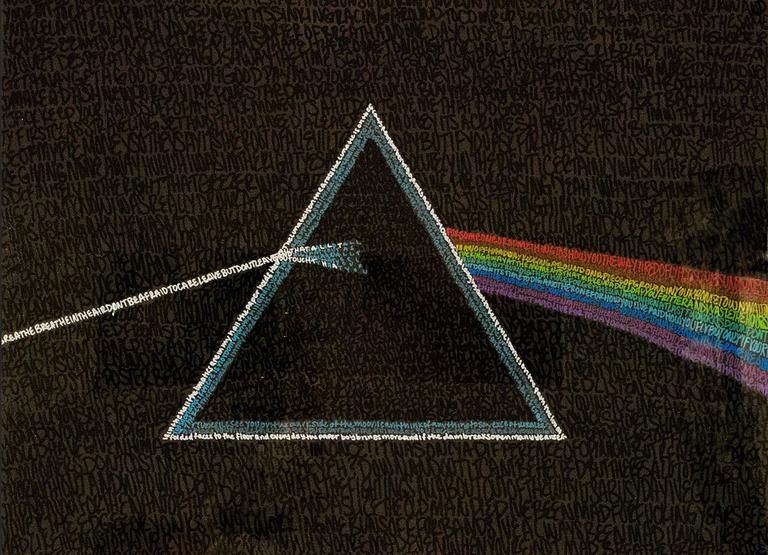 Kira Lee - Dark Side of the Moon, Painting For Sale at 1stdibs