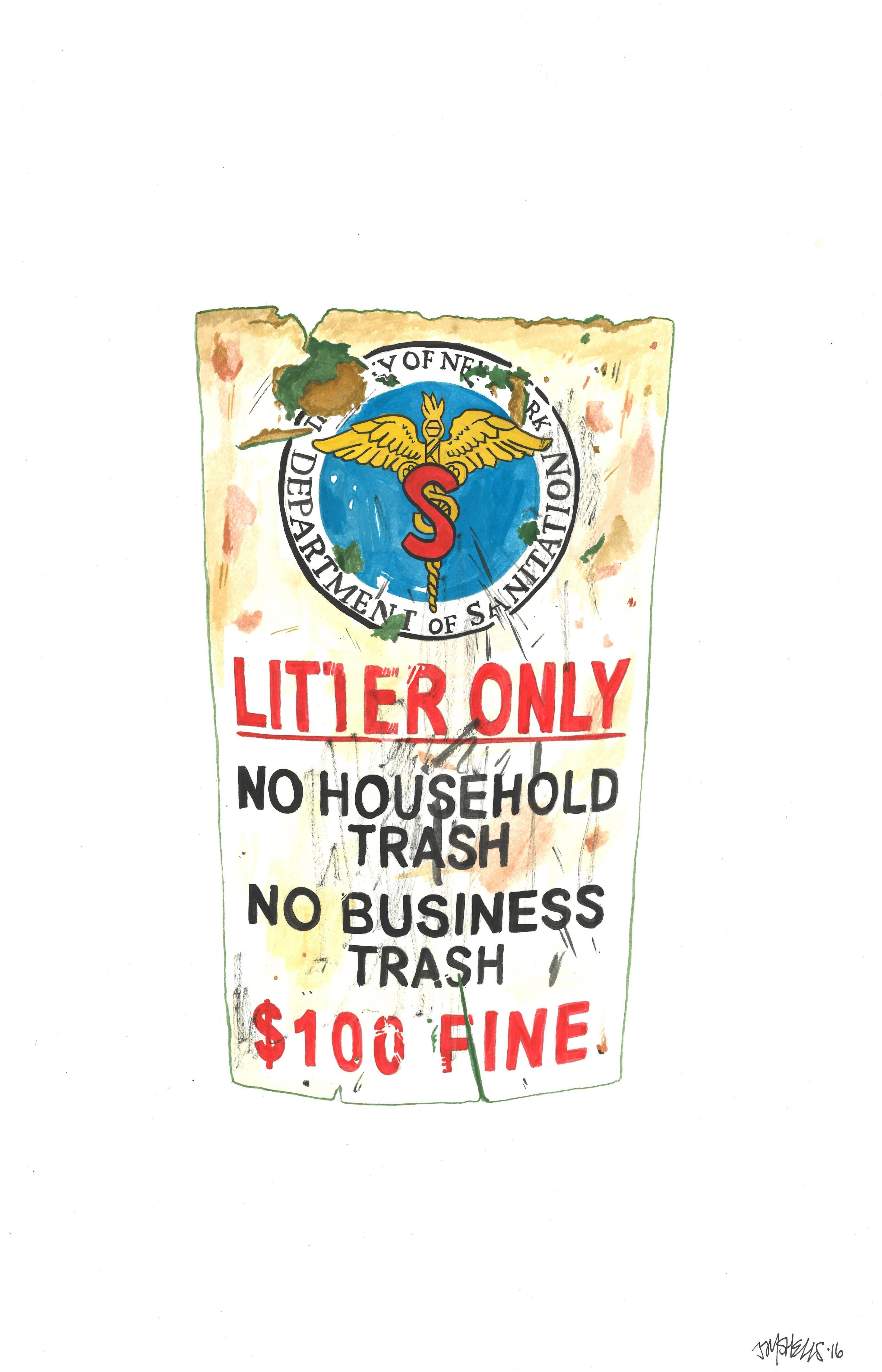 Litter Only - Art by Jason Shelowitz