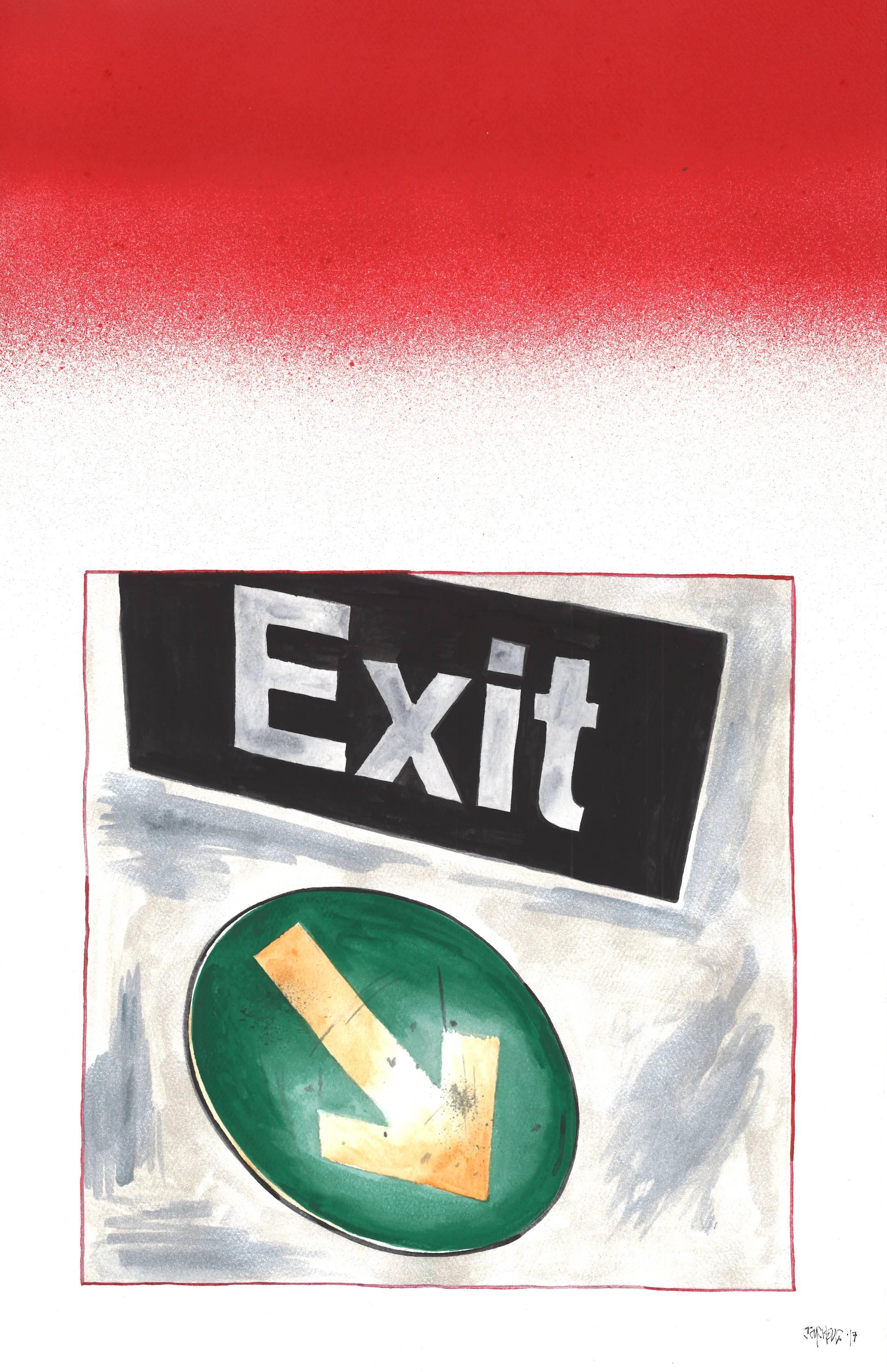 Exit - Art by Jason Shelowitz