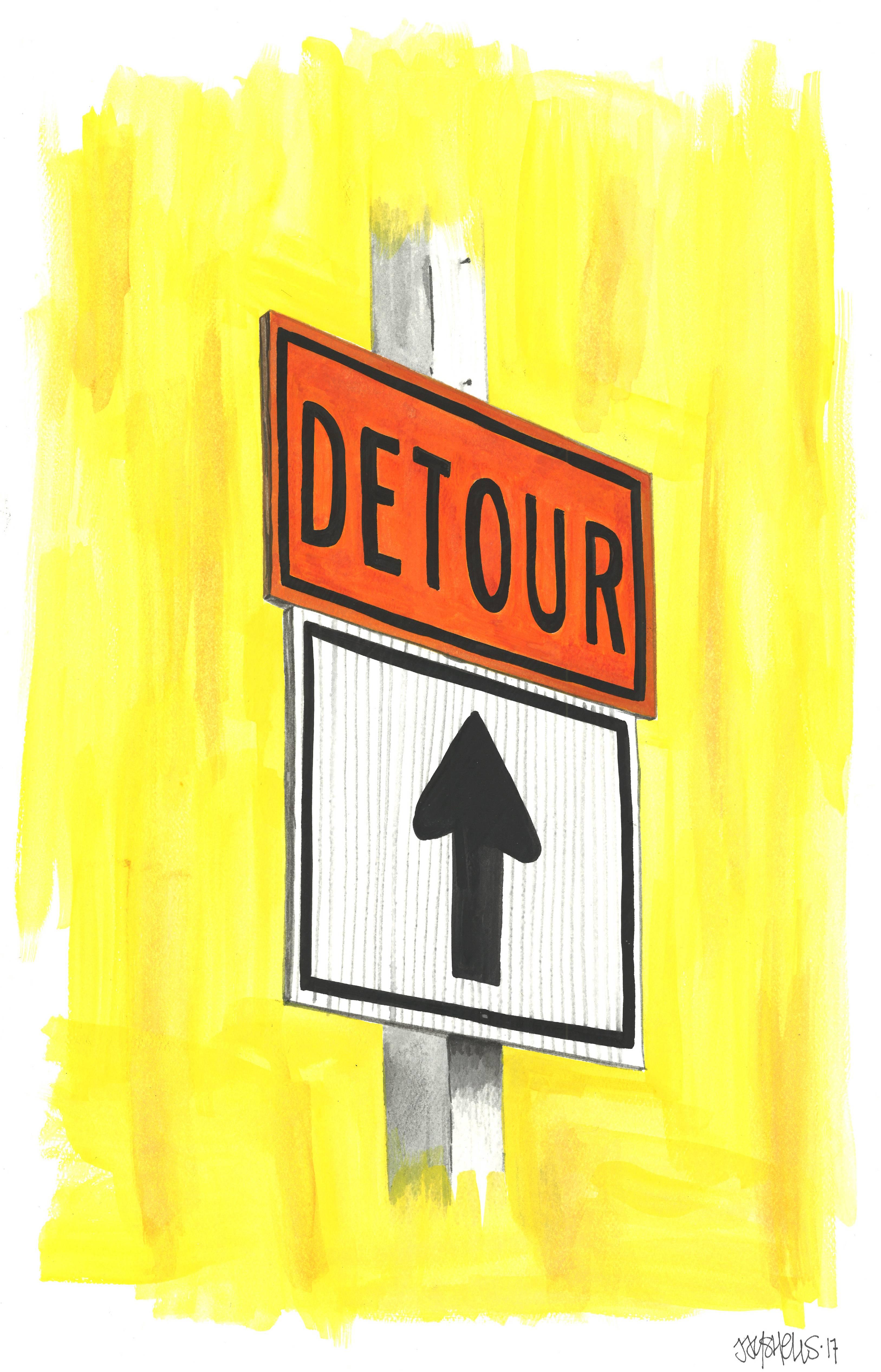 Detour - Art by Jason Shelowitz