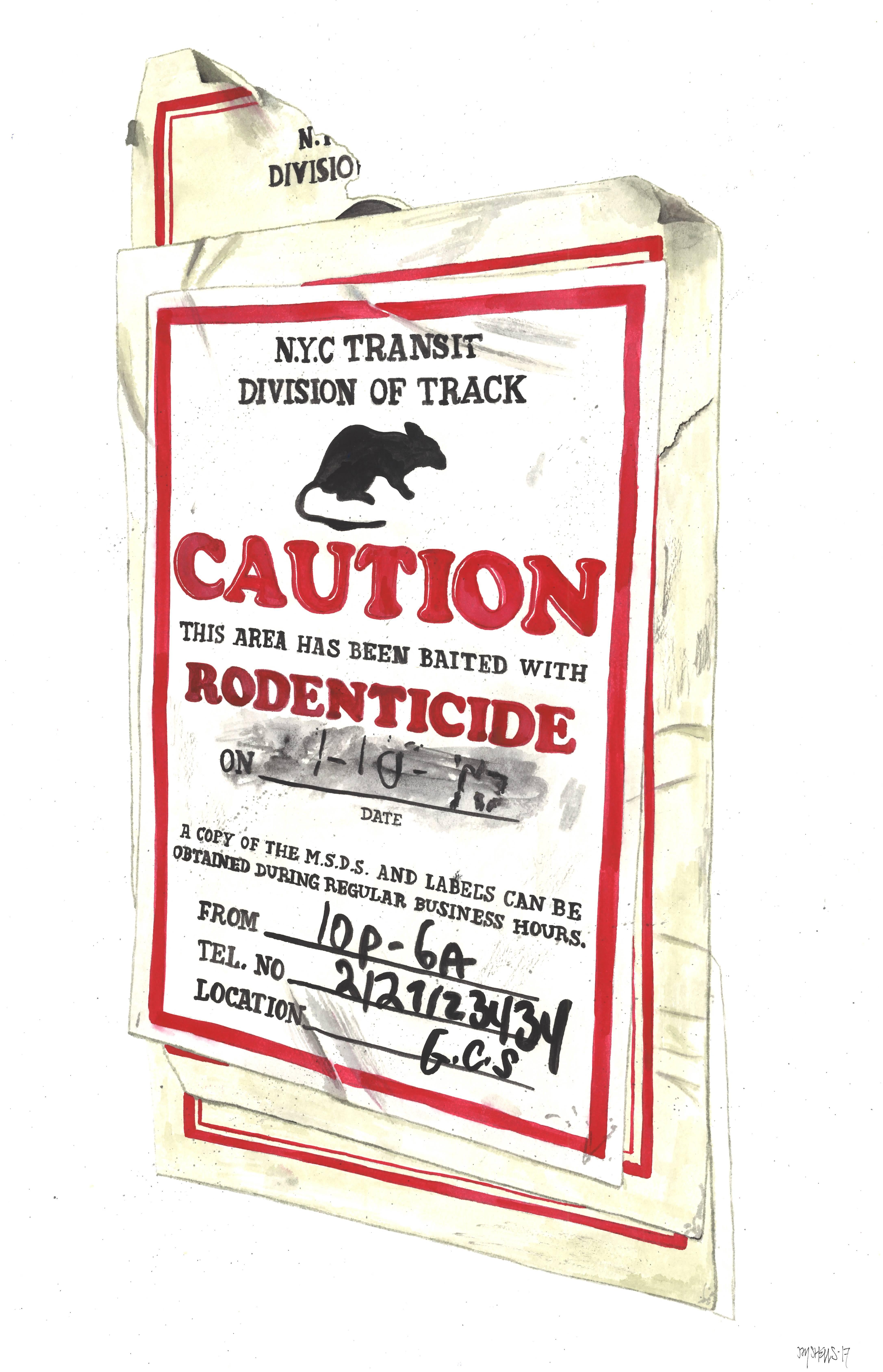 Rodenticide - Art by Jason Shelowitz