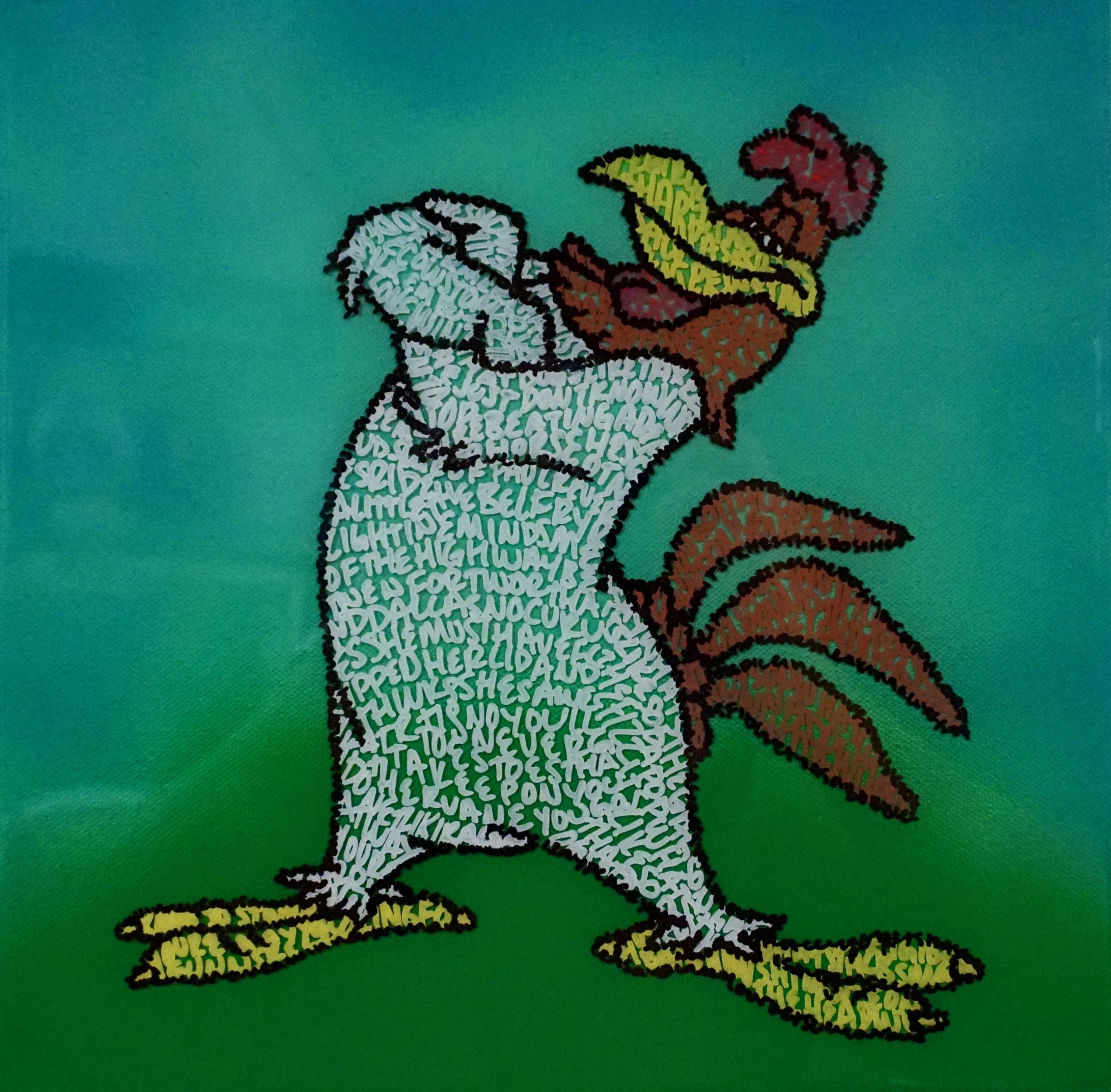 Foghorn Leghorn - Painting by Kira Lee