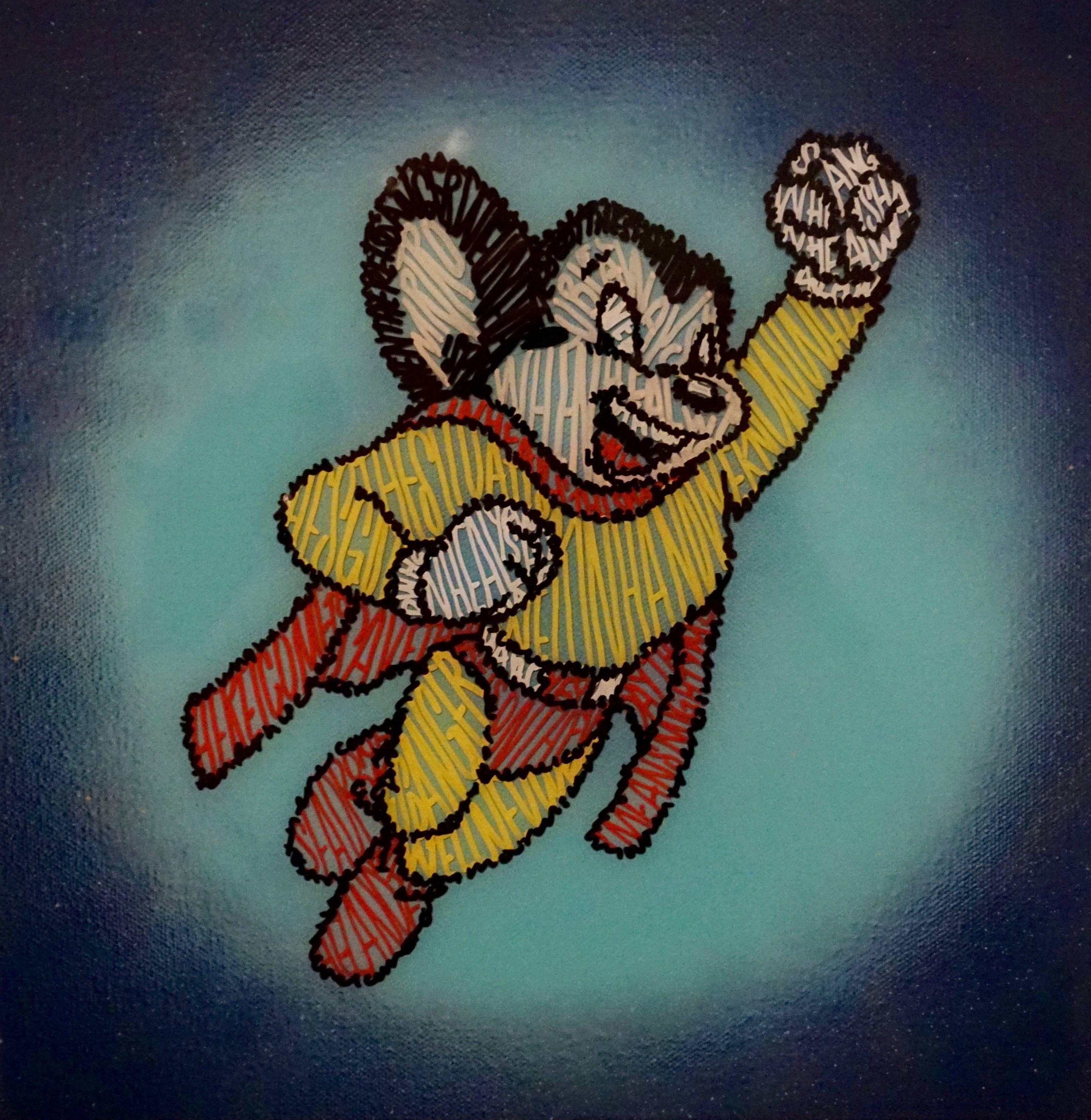 Mighty Mouse - Painting by Kira Lee