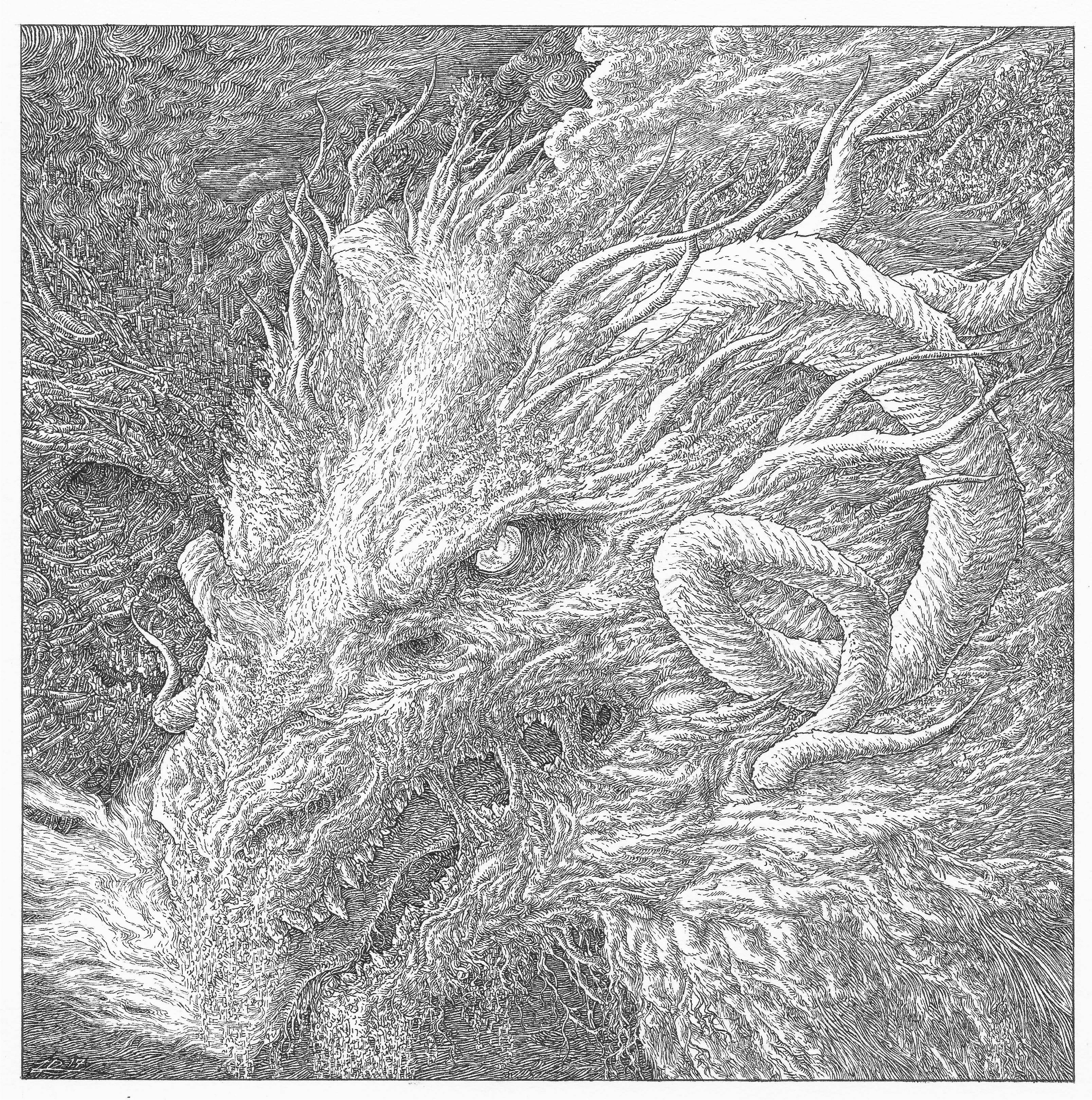 The Dragon - Art by Lucas Ruggieri
