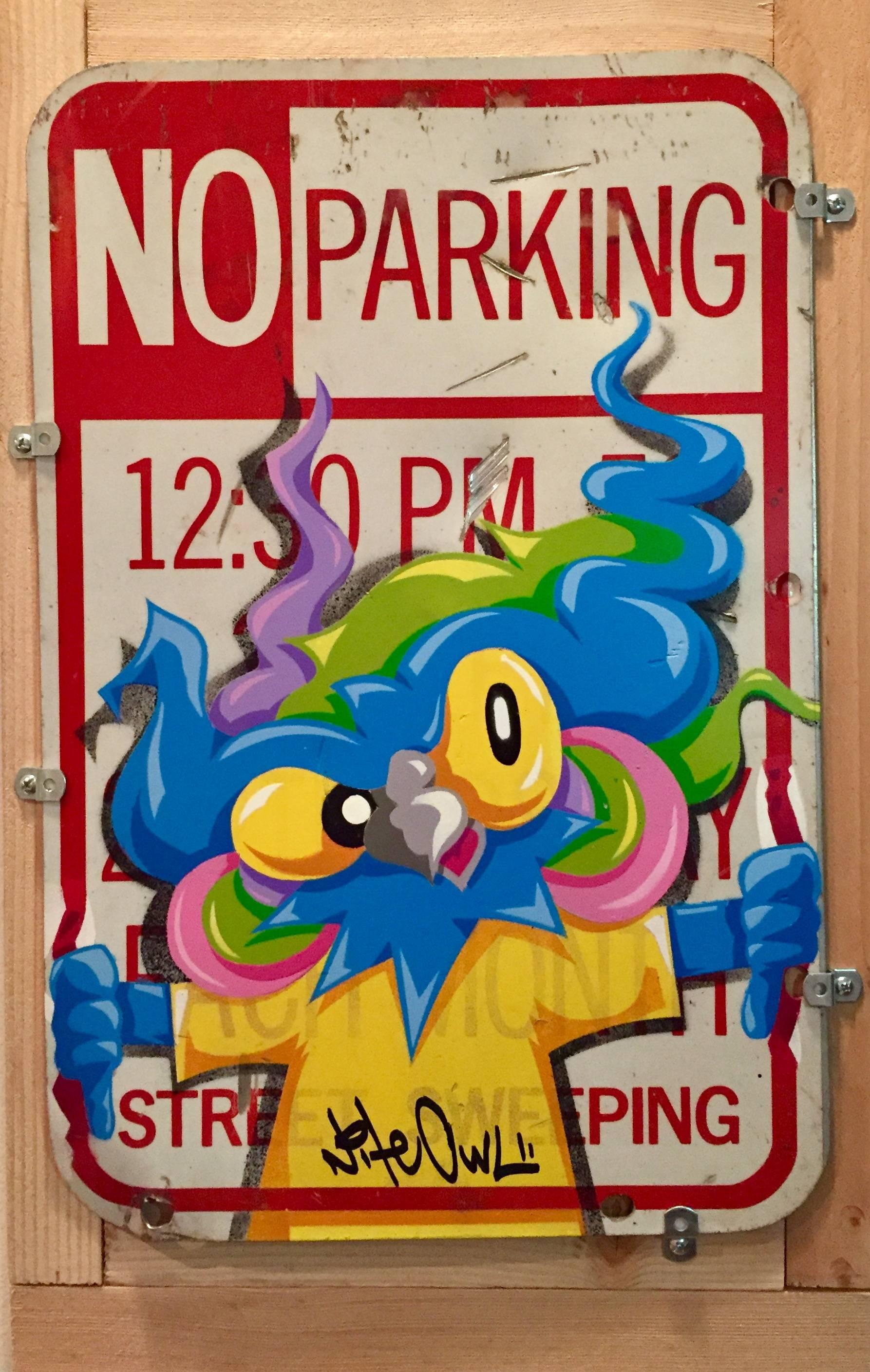 No Parking - Painting by Nite Owl