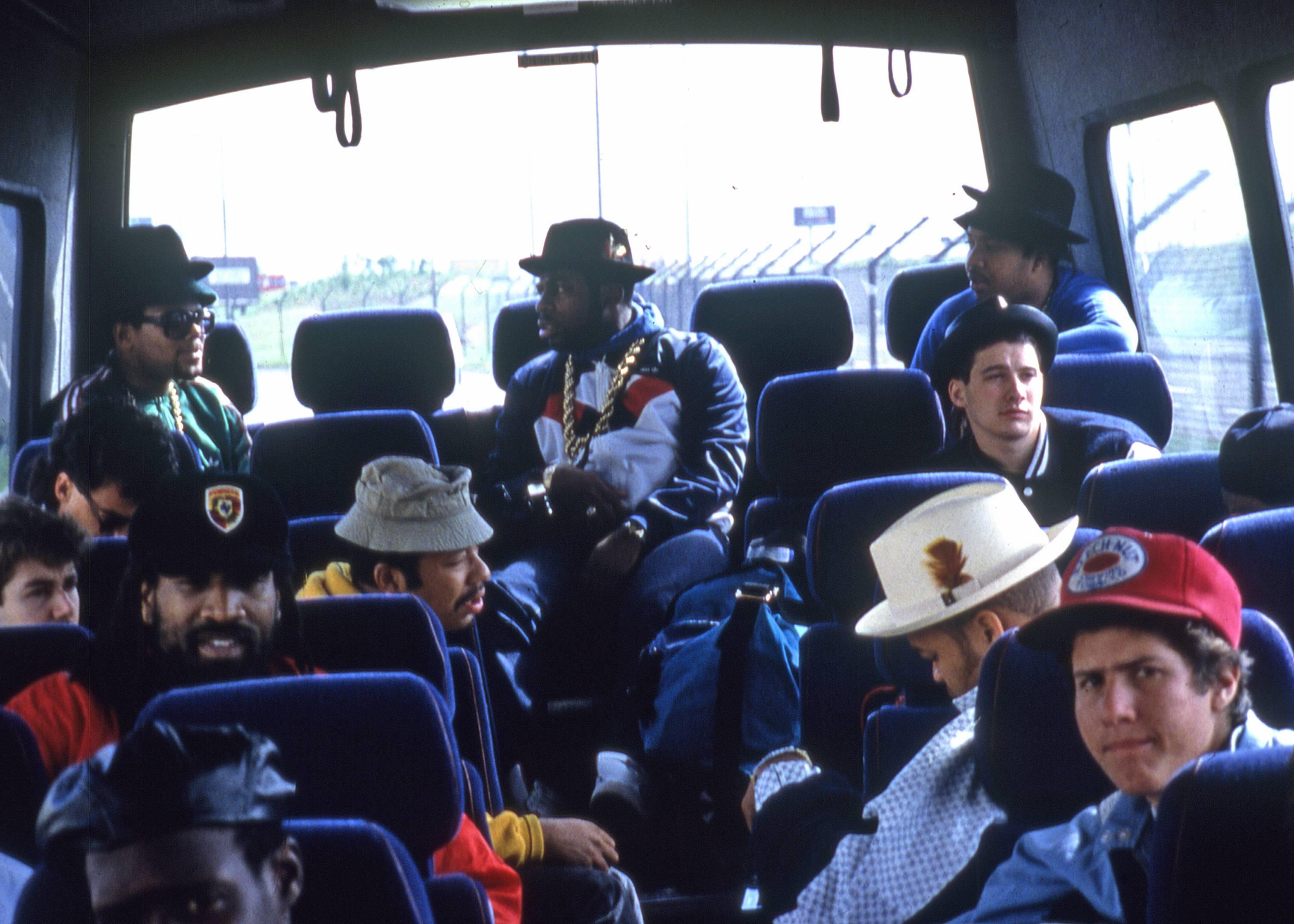 Run DMC and Beastie Boys Tour Bus - Photograph by Ricky Powell