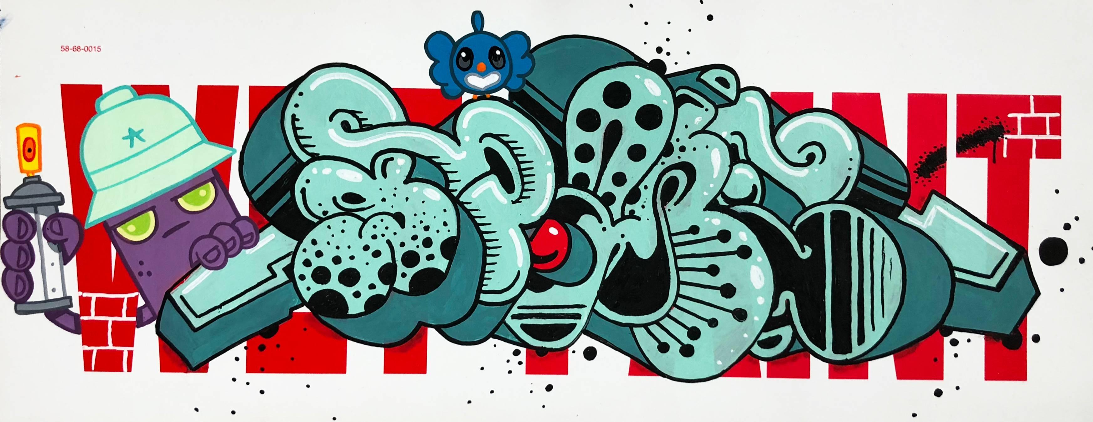 SP. One - Painting by Persue x SP One