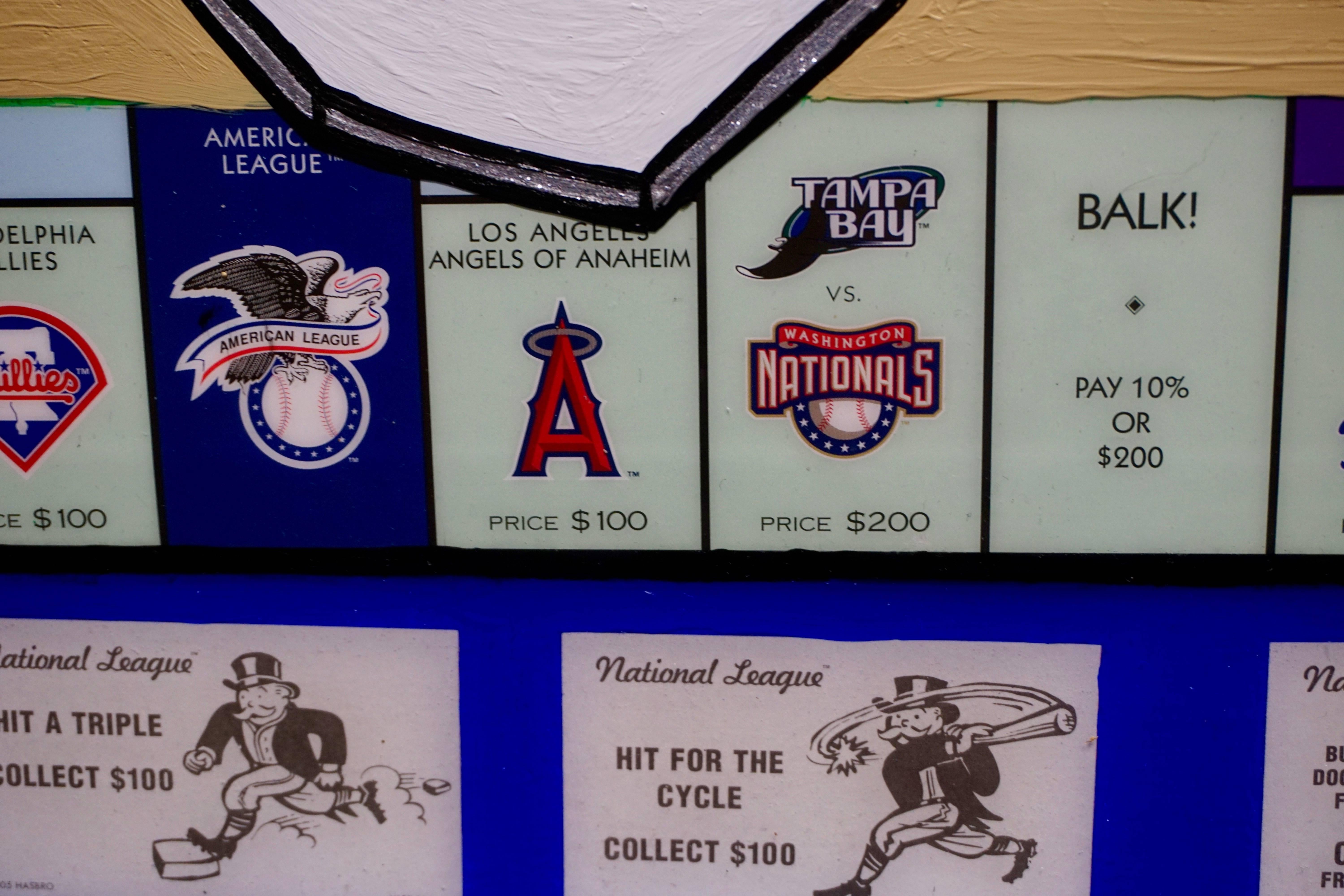 Baseball Monopoly - Street Art Painting by Mike Mozart (MiMo)