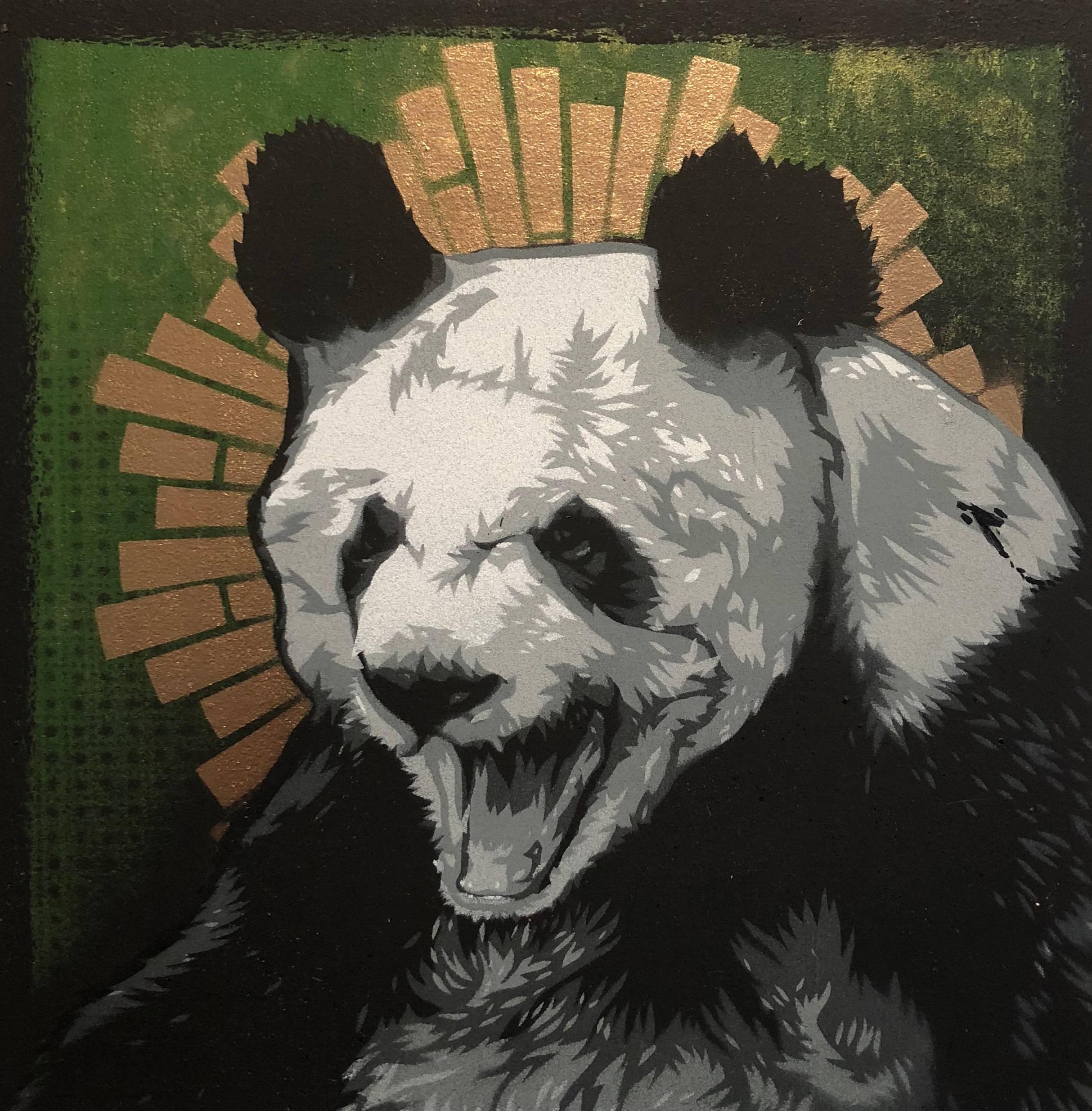 Panda - Painting by Mr Prvrt