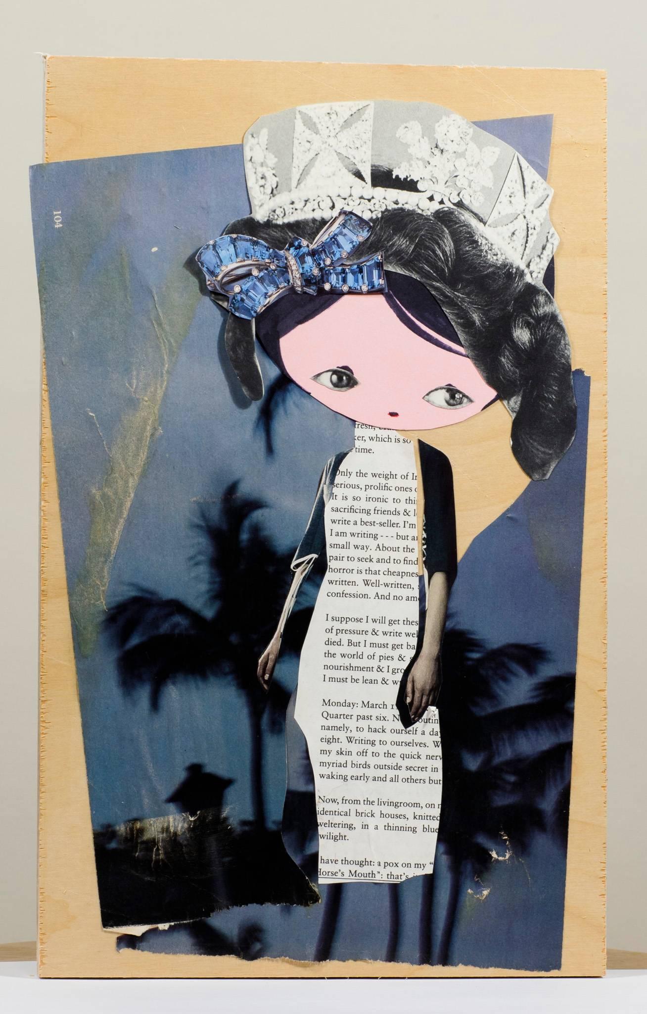 The Queen - Mixed Media Art by Phoebe New York