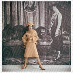 "Photographed for Dior, Orange Amere Ensemble"