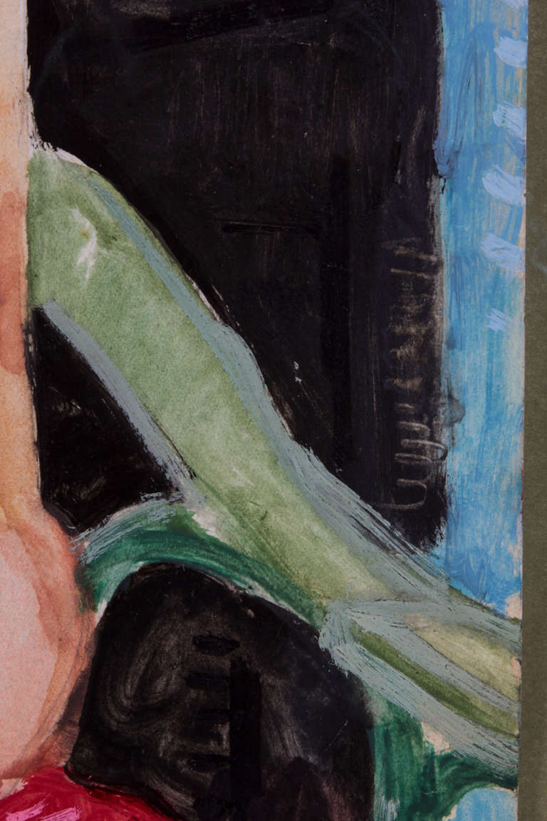 ISOBEL STEELE MACKINNON (1896 - 1972) USA

Ritratto di Weimar, 1927 ca. 

Guazzo, tempera e olio su carta, cornice in oro limone. 

Firmato: Mackinnon 

In mostra: Ritratti di Weimar, Paesaggi della Riviera: A Chicagoan in Hofmann's Studio,
