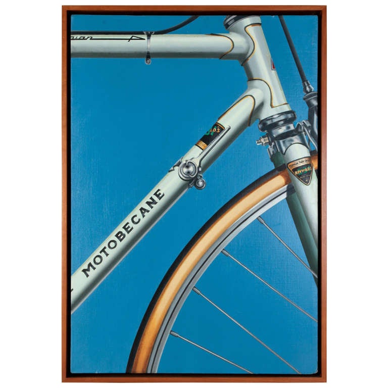 Jeffrey Hartman Still-Life Painting - Motobecane Oil on canvas