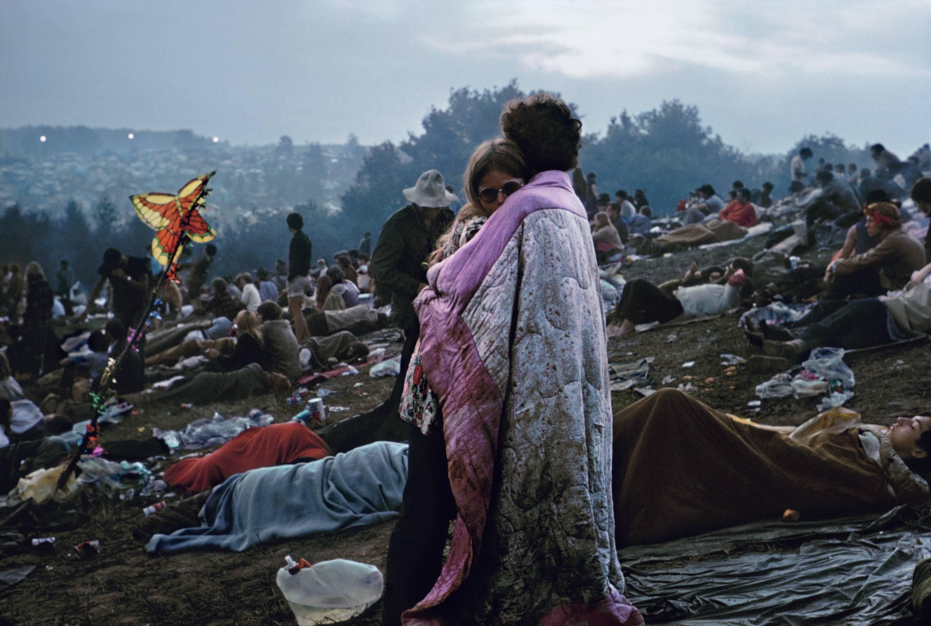 Burk Uzzle Color Photograph - Woodstock Cover