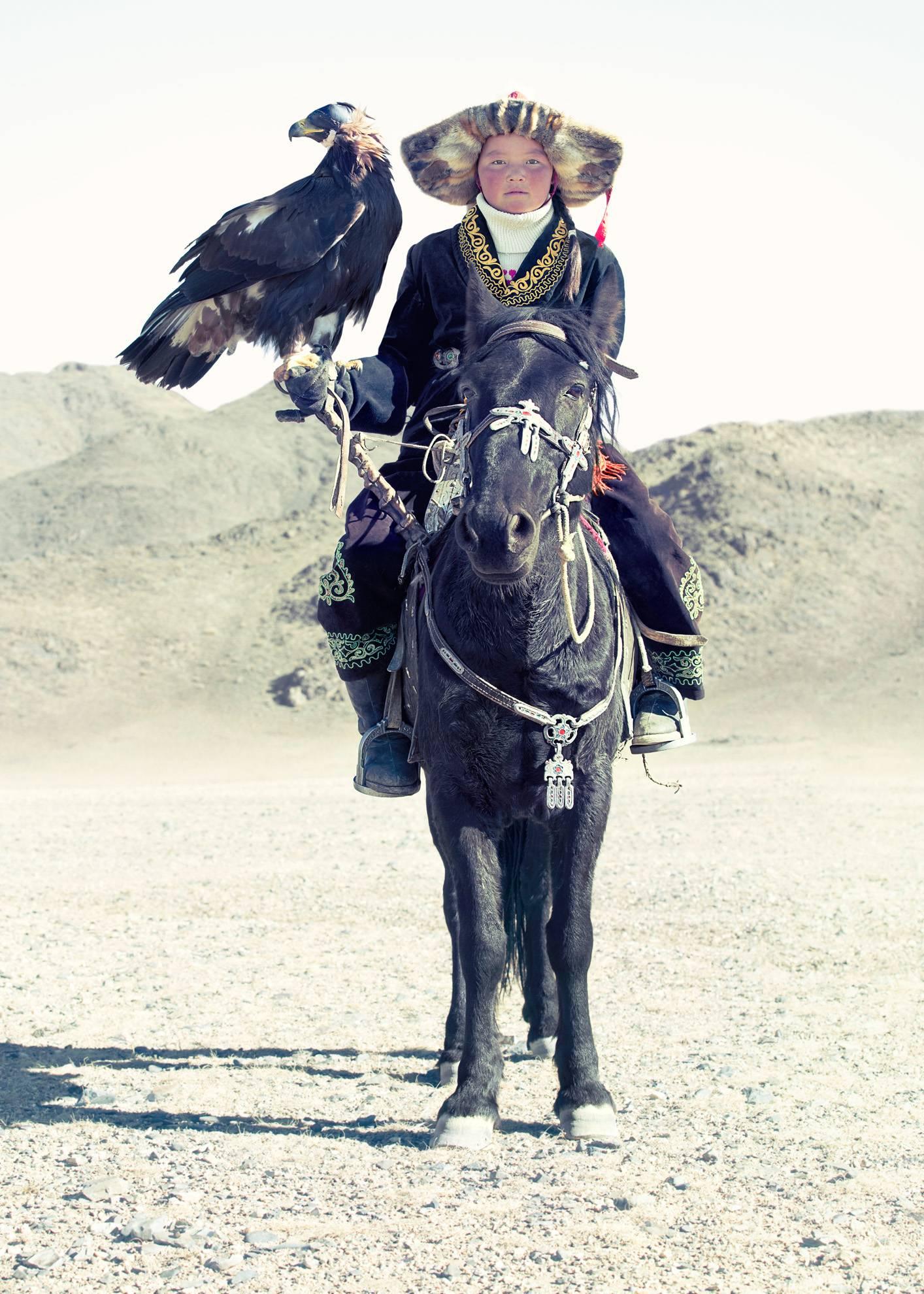 Lyle Owerko Color Photograph - Eagle Hunter 15