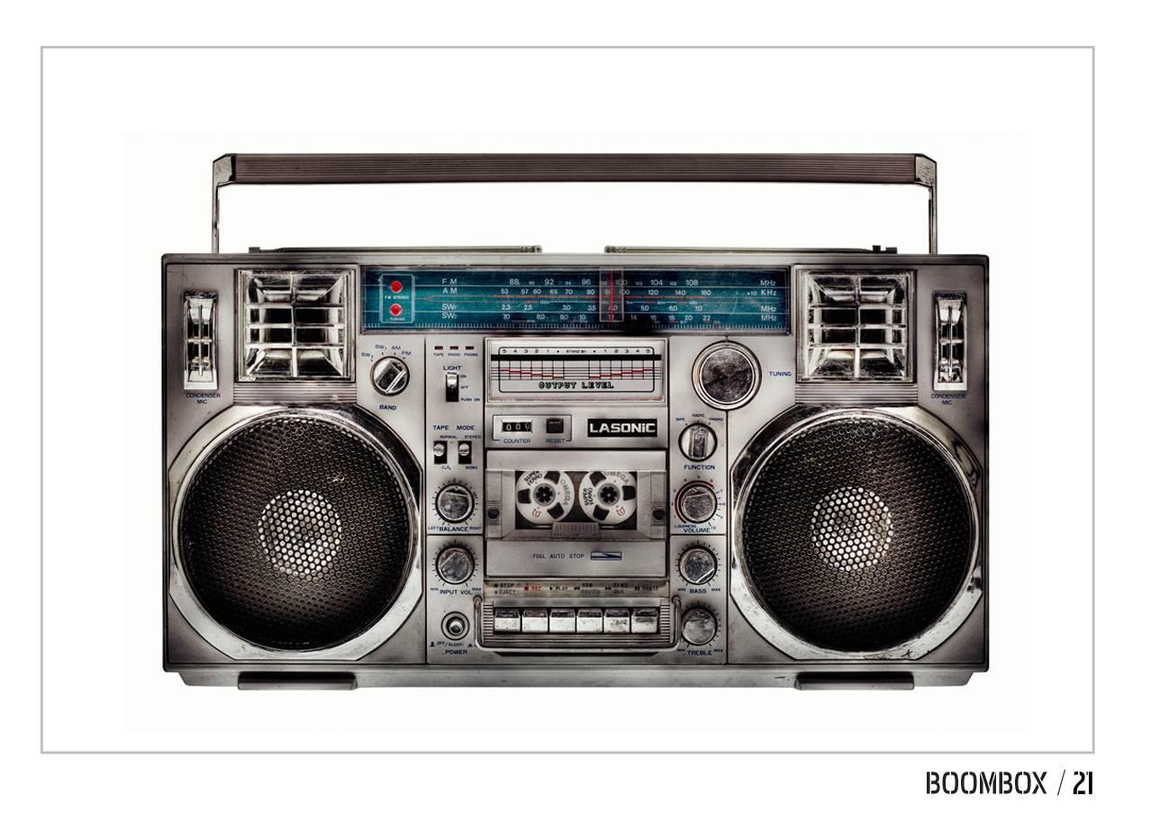 Boombox 21 - Photograph by Lyle Owerko