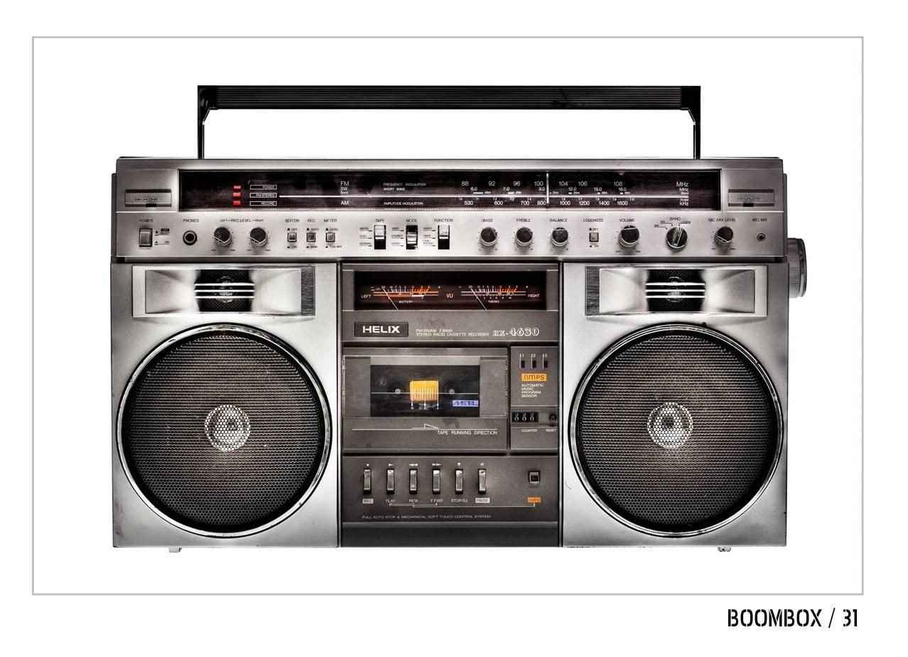 Boombox 31 - Photograph by Lyle Owerko