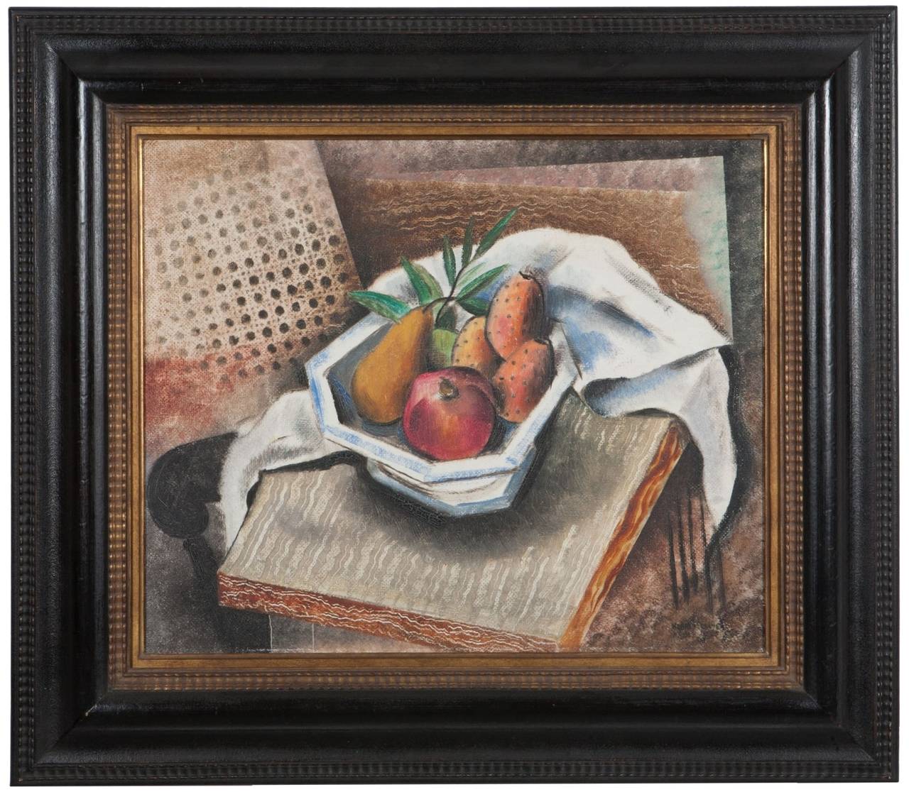 Prickly Pears and Pomegranates - Painting by Konrad Cramer