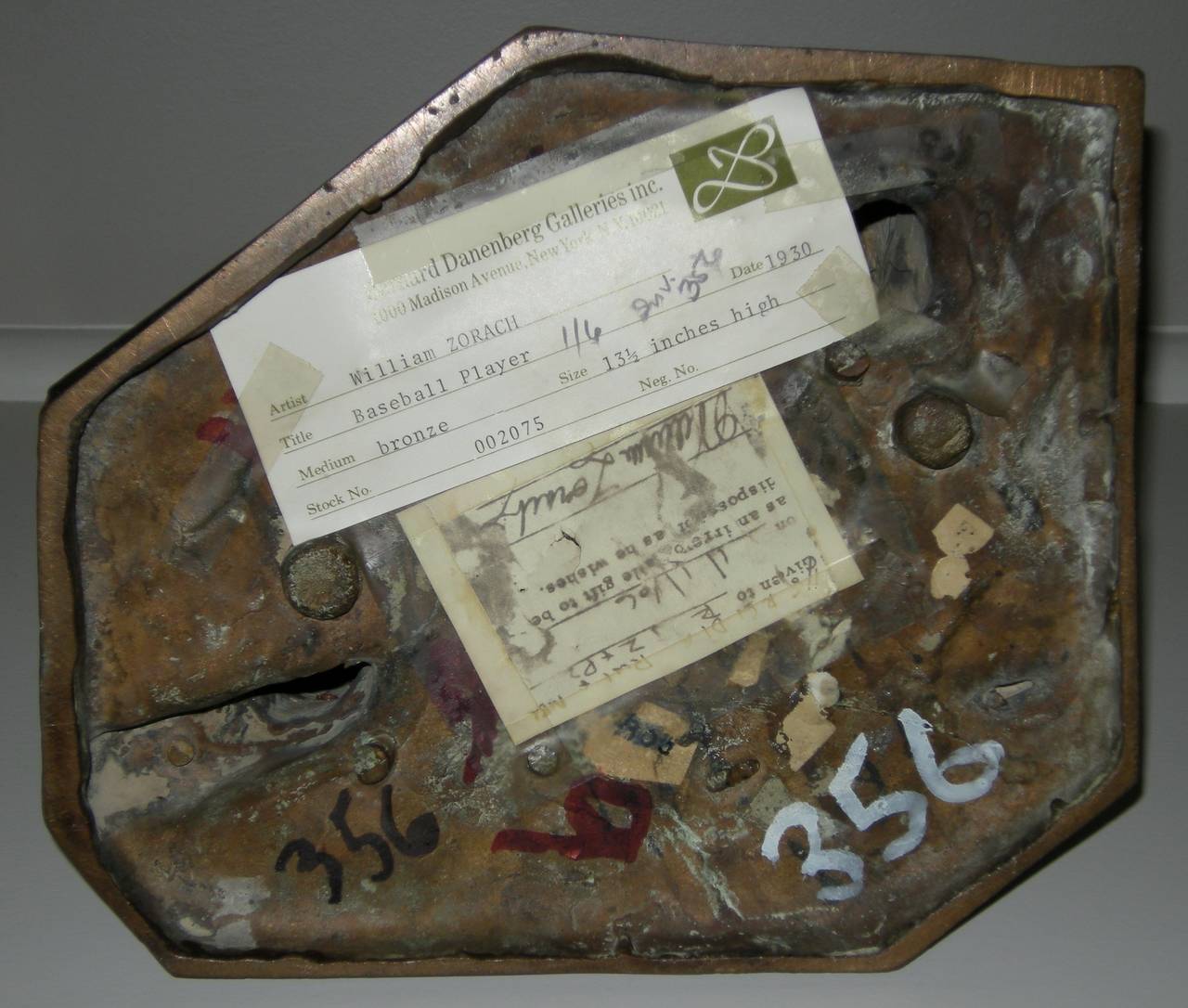 Baseballschläger-Kasten (Moderne), Sculpture, von William Zorach