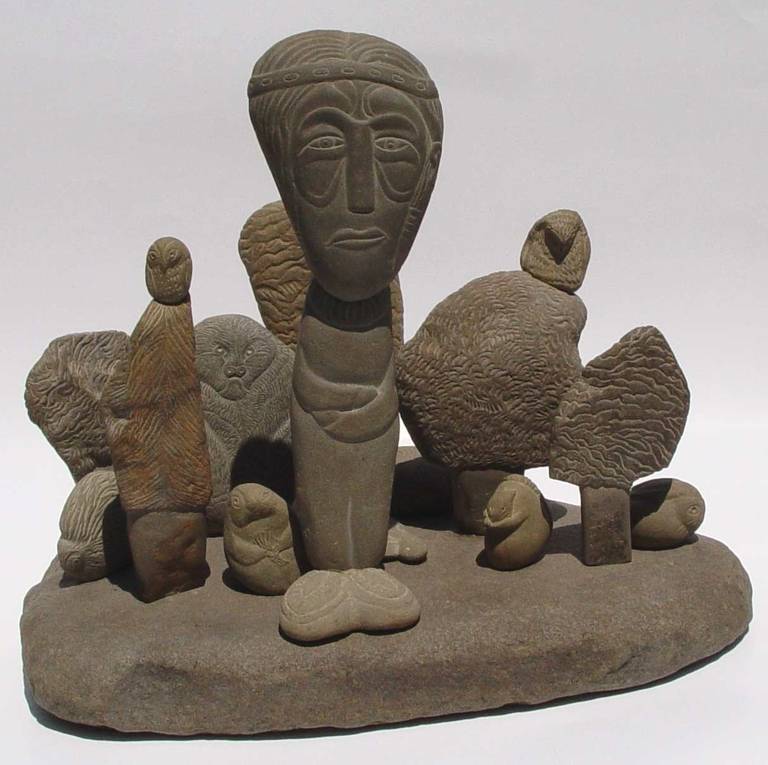 Guardian of the Forest - Sculpture by David George Marshall