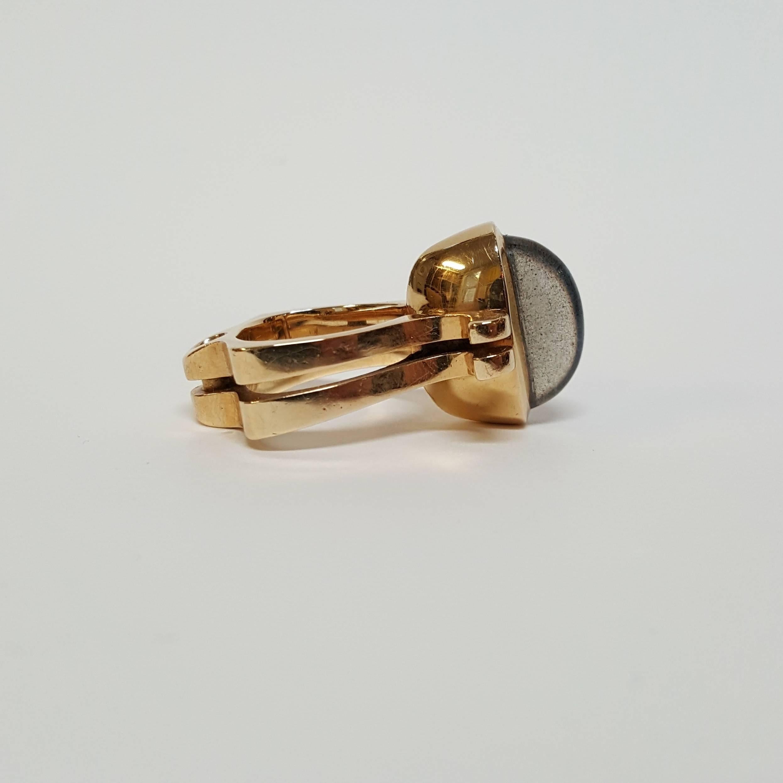Ring, - Modern Sculpture by Albert Paley