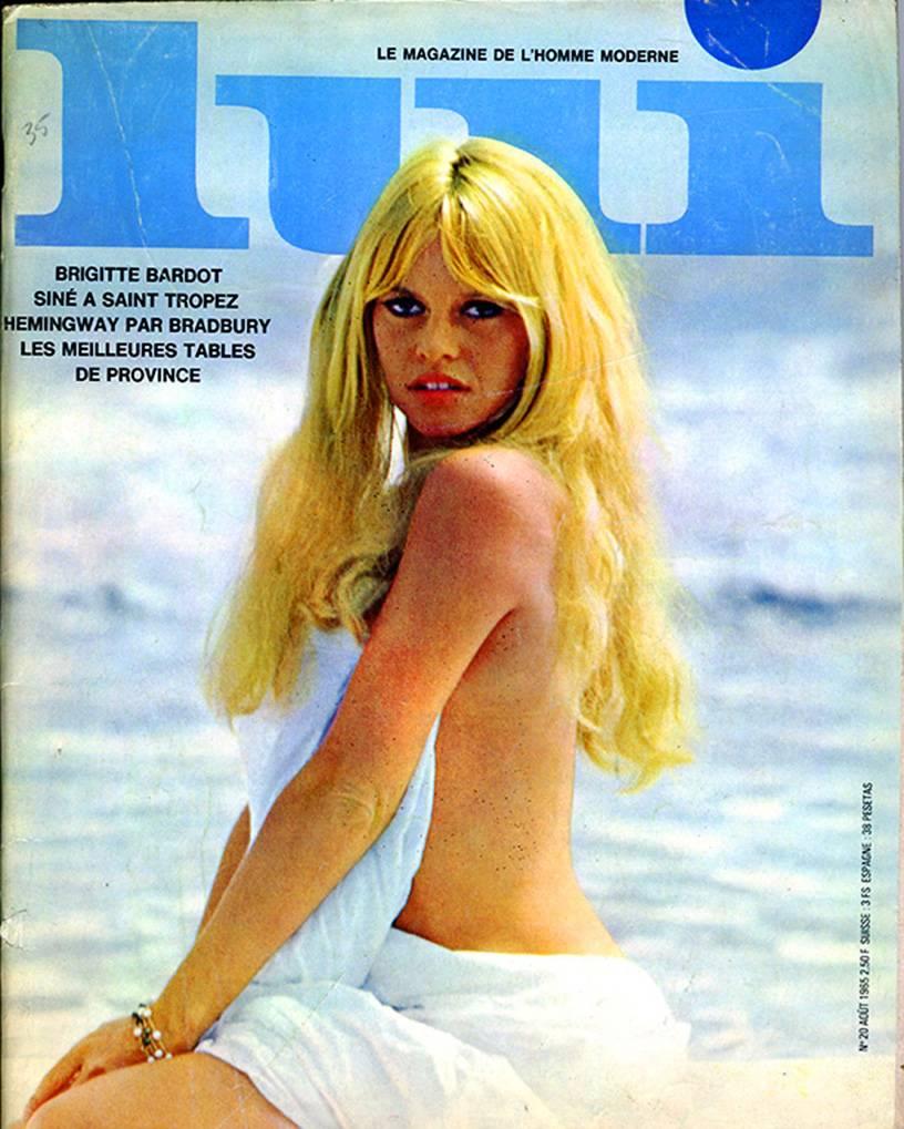 Brigitte Bardot, Vintage Original Lui Magazine - Art by Unknown