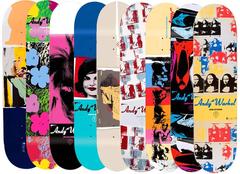Andy Warhol: Complete Set of Nine Skate Decks