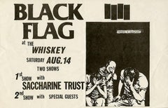 Raymond Pettibon Illustrated Punk Flyer (Raymond Pettibon Black Flag)