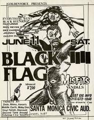 Retro Raymond Pettibon for Black Flag